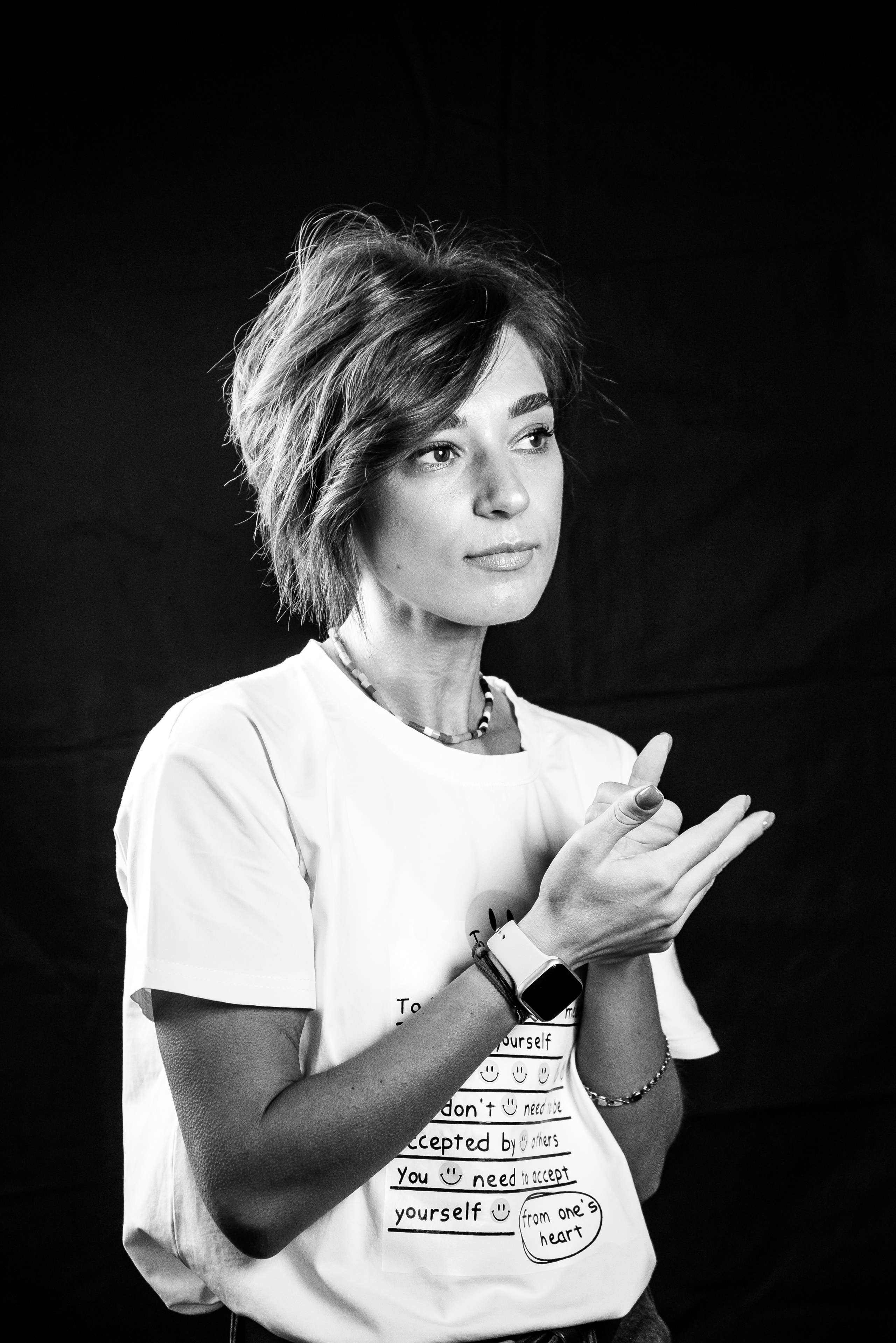 Фотосесія, як терапія. Чорно-білі портрети. Фотограф Анастасія Залужна | Манхайм