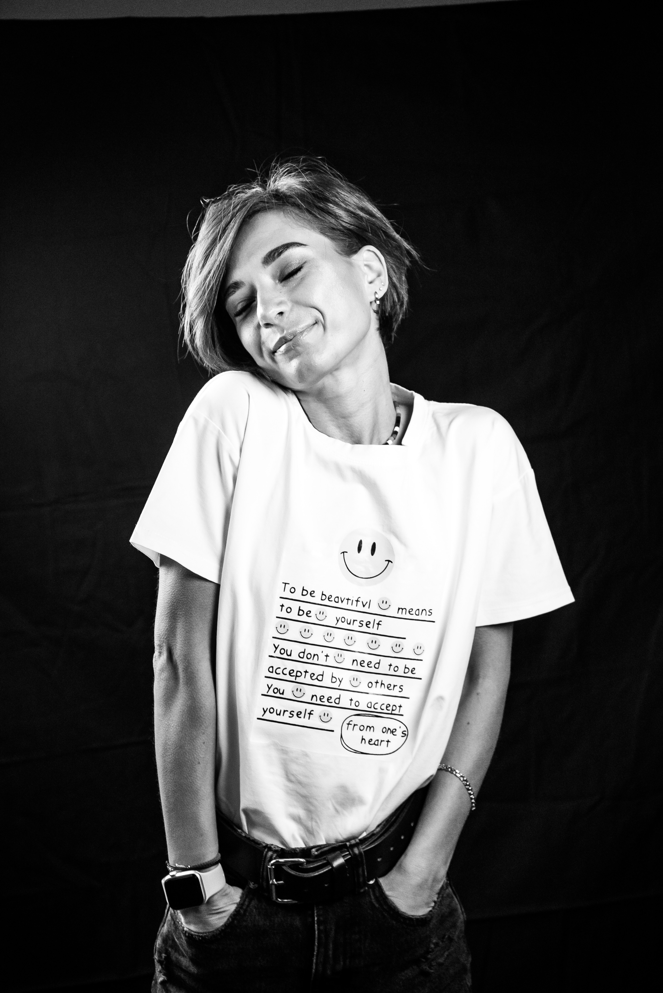 Фотосесія, як терапія. Чорно-білі портрети. Фотограф Анастасія Залужна | Манхайм