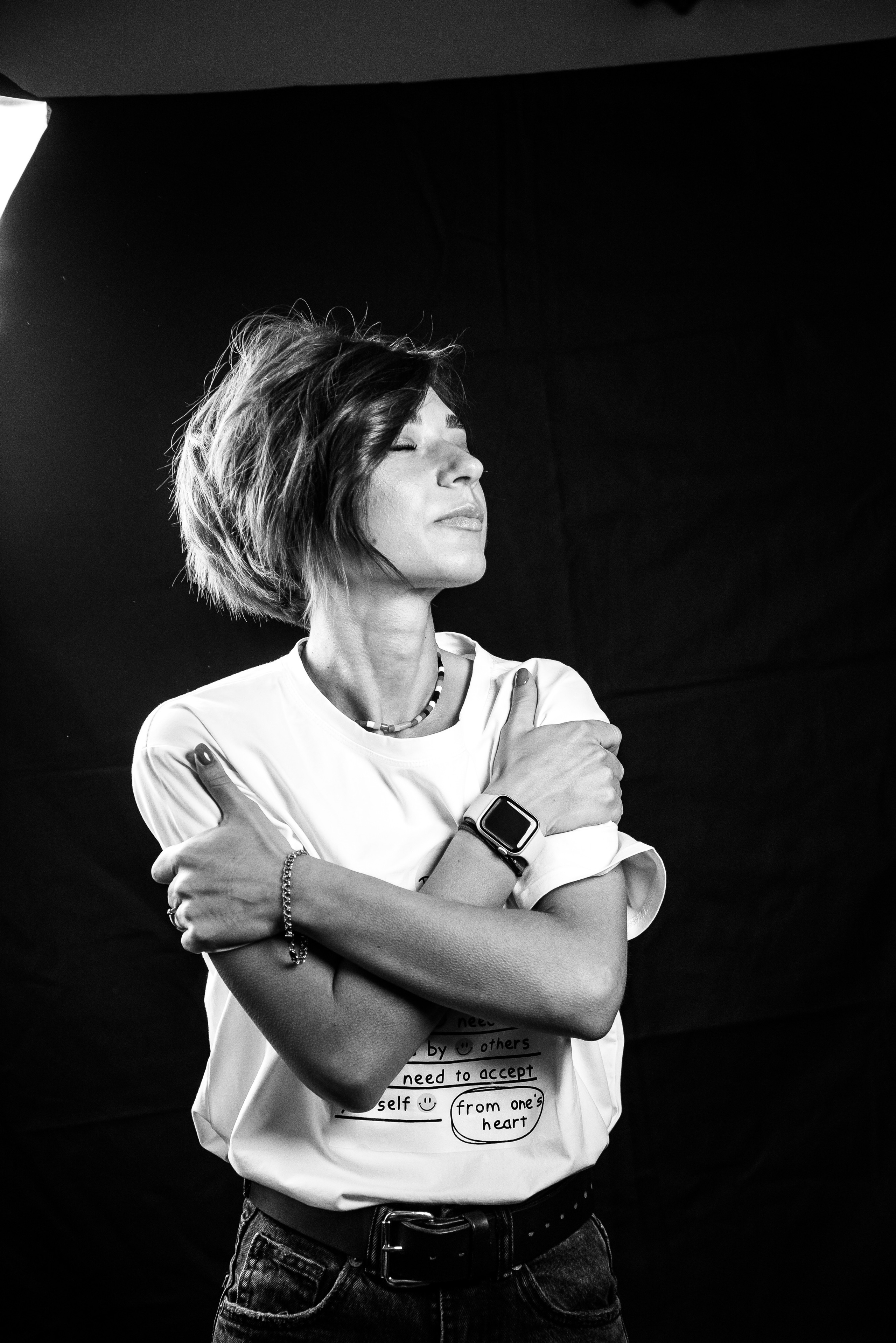 Фотосесія, як терапія. Чорно-білі портрети. Фотограф Анастасія Залужна | Манхайм