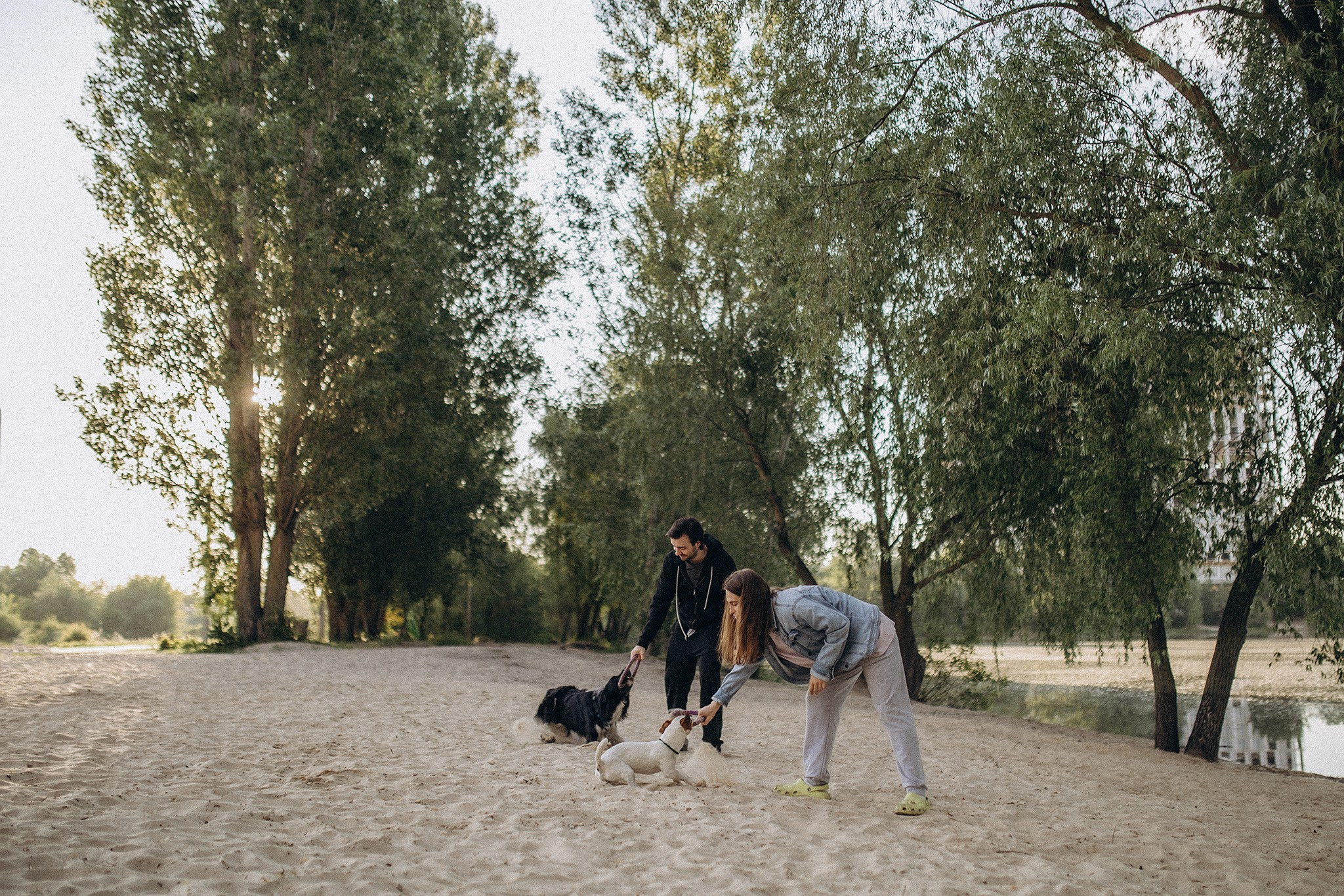 Інна та Макс з хлопцями. Фотограф-анімаліст Київ