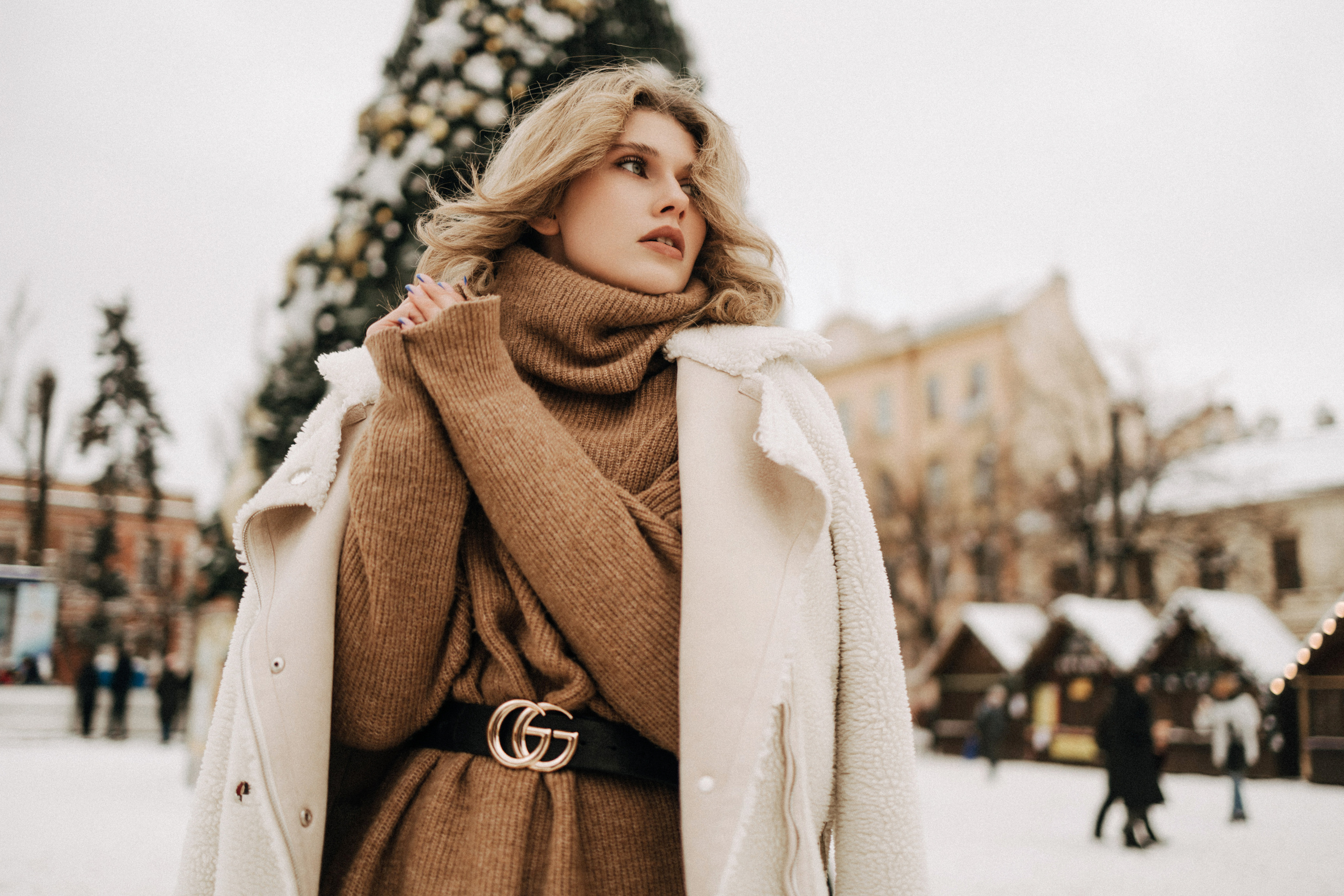 Зимова фотосесія з Діаною. Весільний та репортажний фотограф в Чернівцях, Олексій Зацерковний