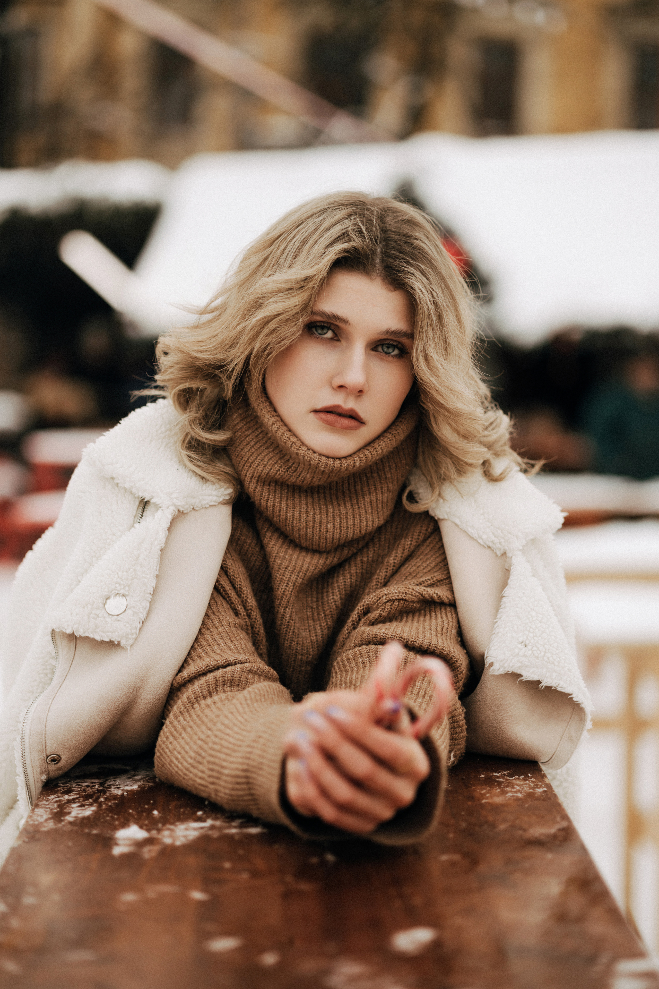 Зимова фотосесія з Діаною. Весільний та репортажний фотограф в Чернівцях, Олексій Зацерковний