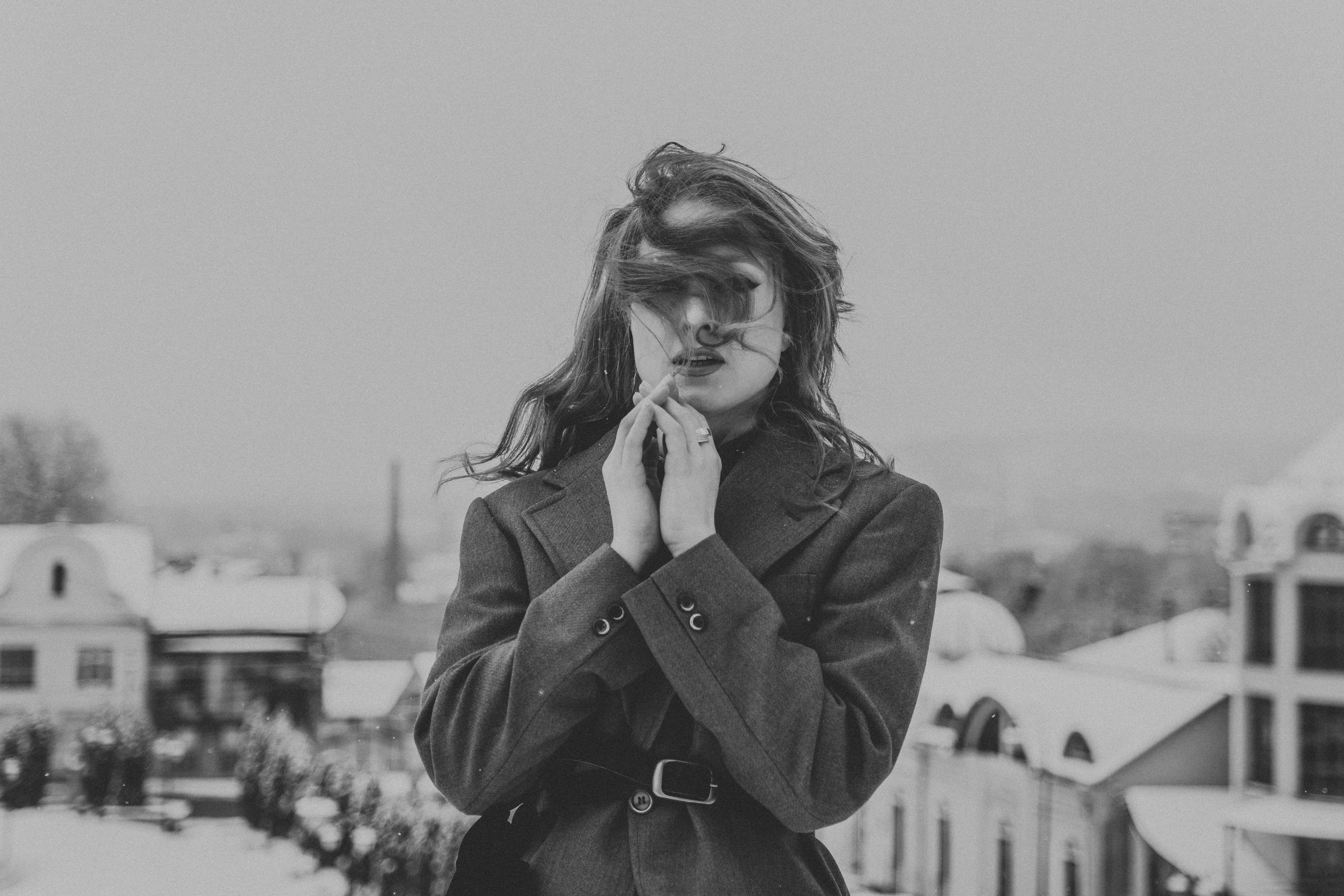 Зимова фотосесія з Анастасією. Весільний та репортажний фотограф в Чернівцях, Олексій Зацерковний