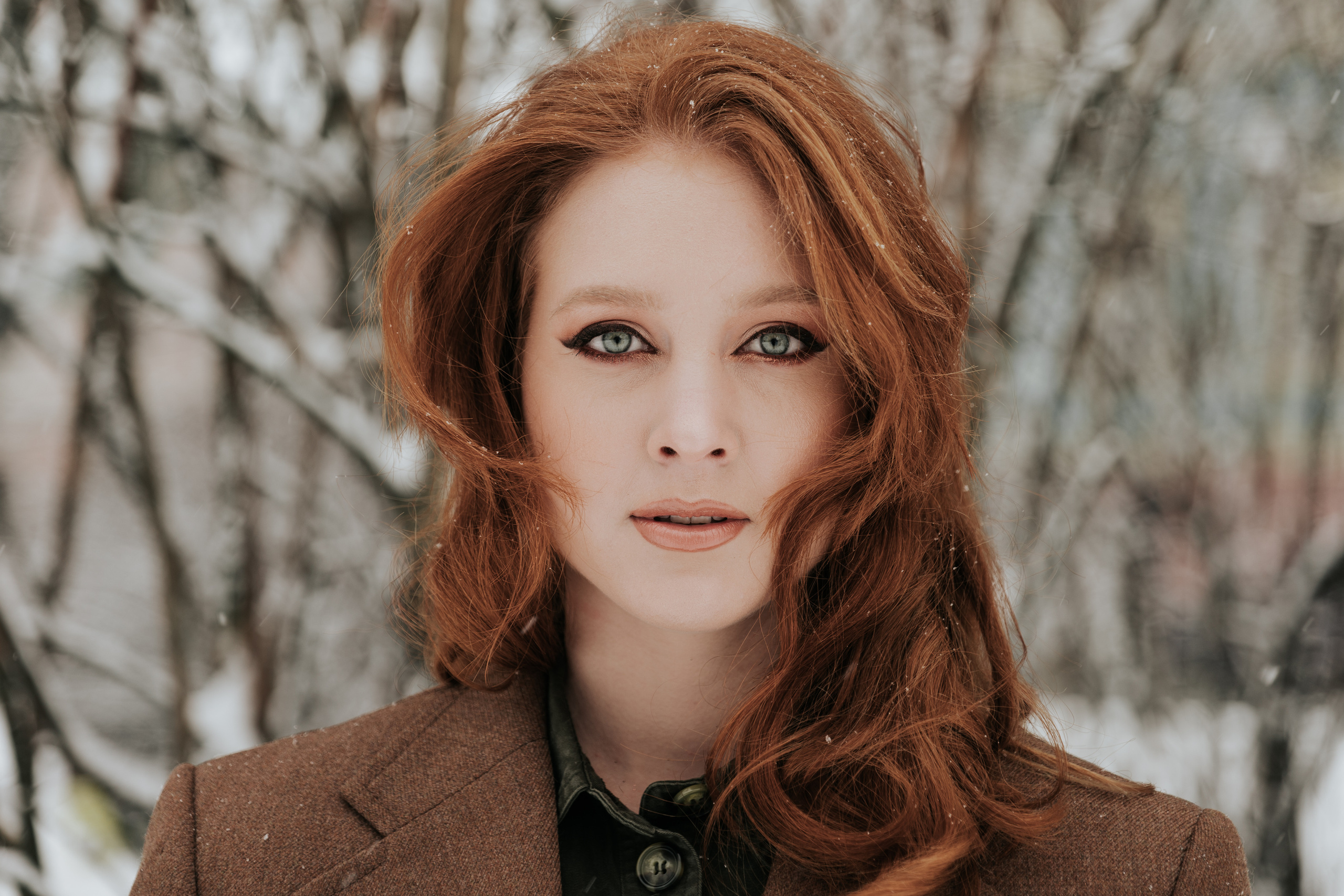 Зимова фотосесія з Анастасією. Весільний та репортажний фотограф в Чернівцях, Олексій Зацерковний