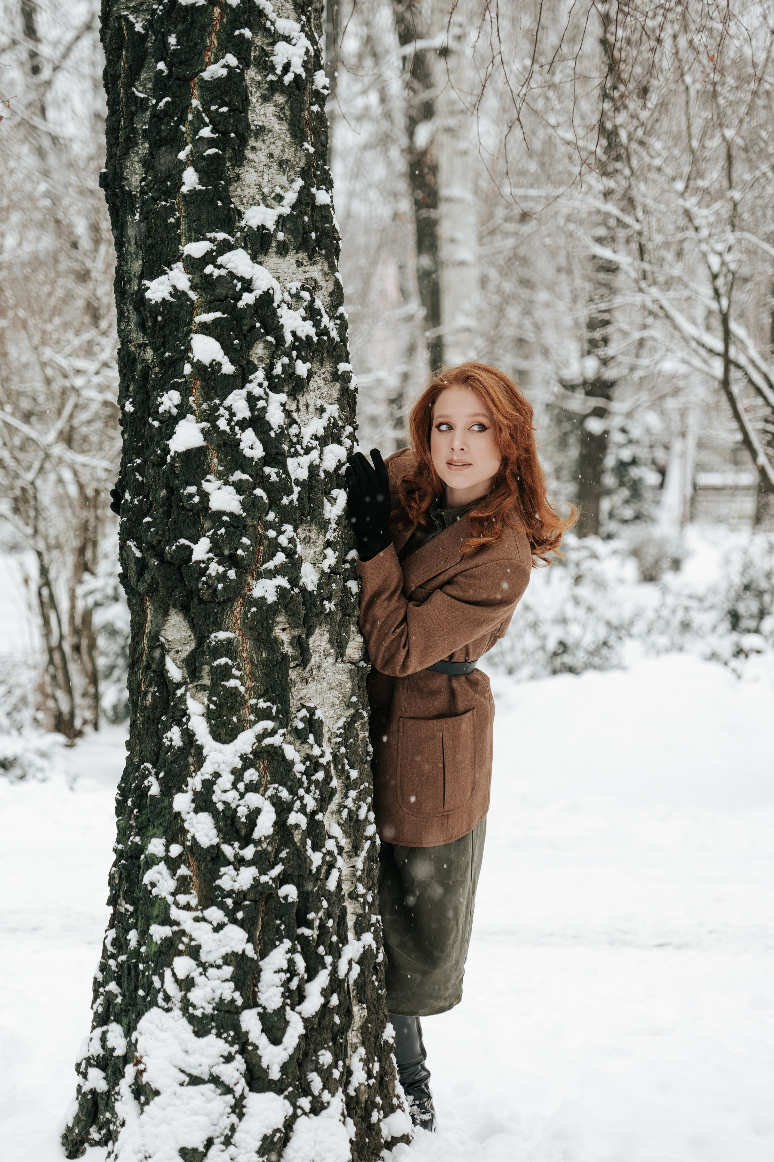 Зимова фотосесія з Анастасією. Весільний та репортажний фотограф в Чернівцях, Олексій Зацерковний
