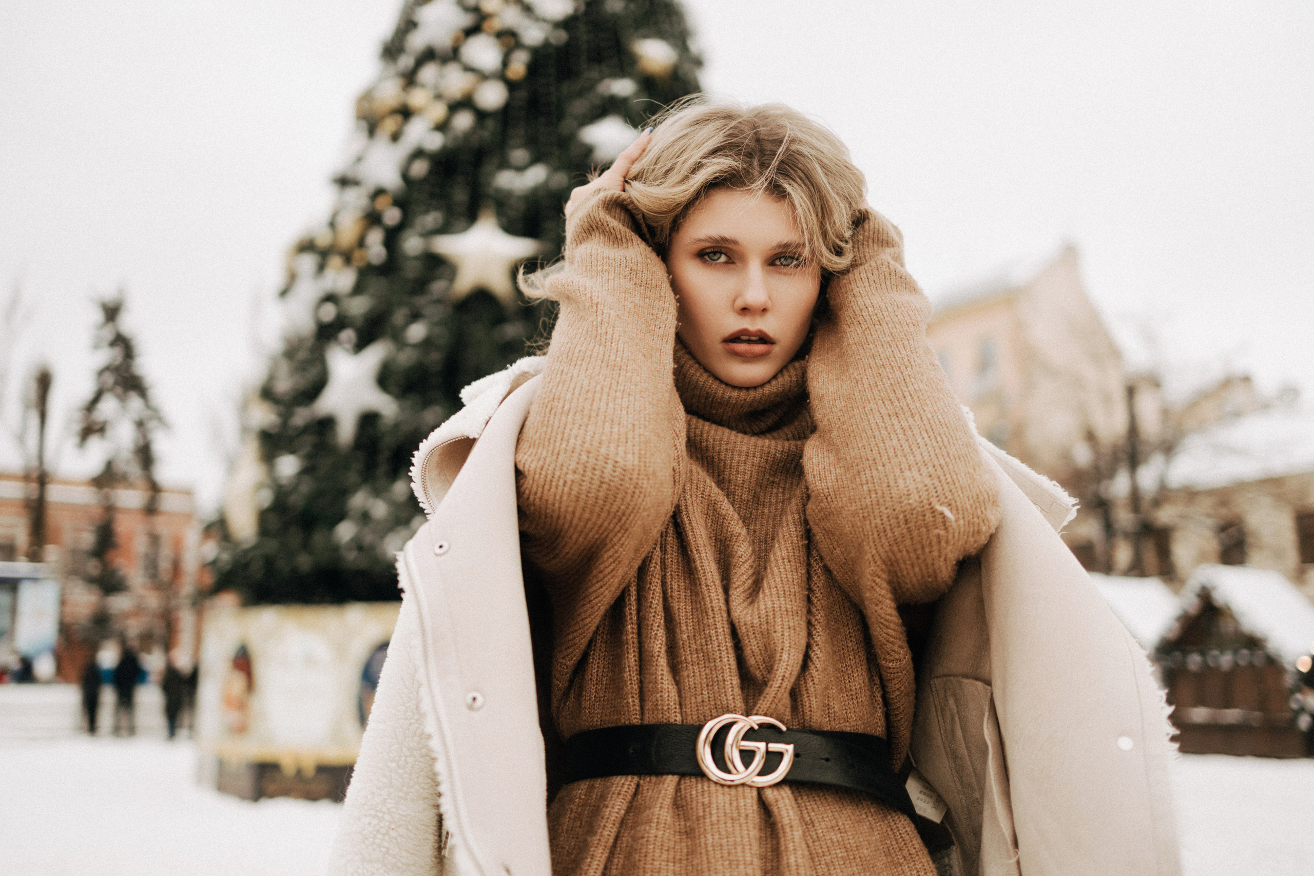 Зимова фотосесія з Діаною. Весільний та репортажний фотограф в Чернівцях, Олексій Зацерковний