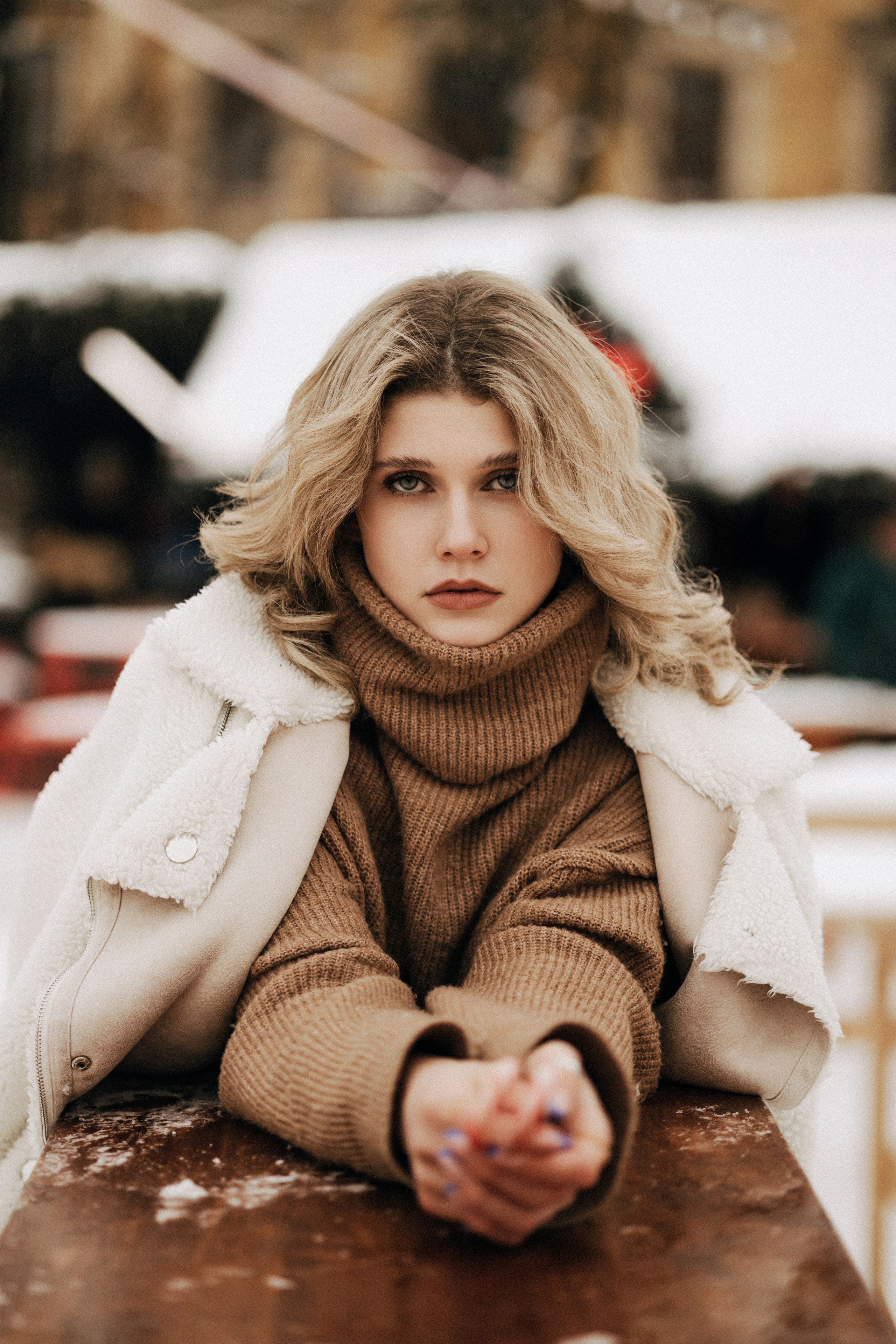 Зимова фотосесія з Діаною. Весільний та репортажний фотограф в Чернівцях, Олексій Зацерковний