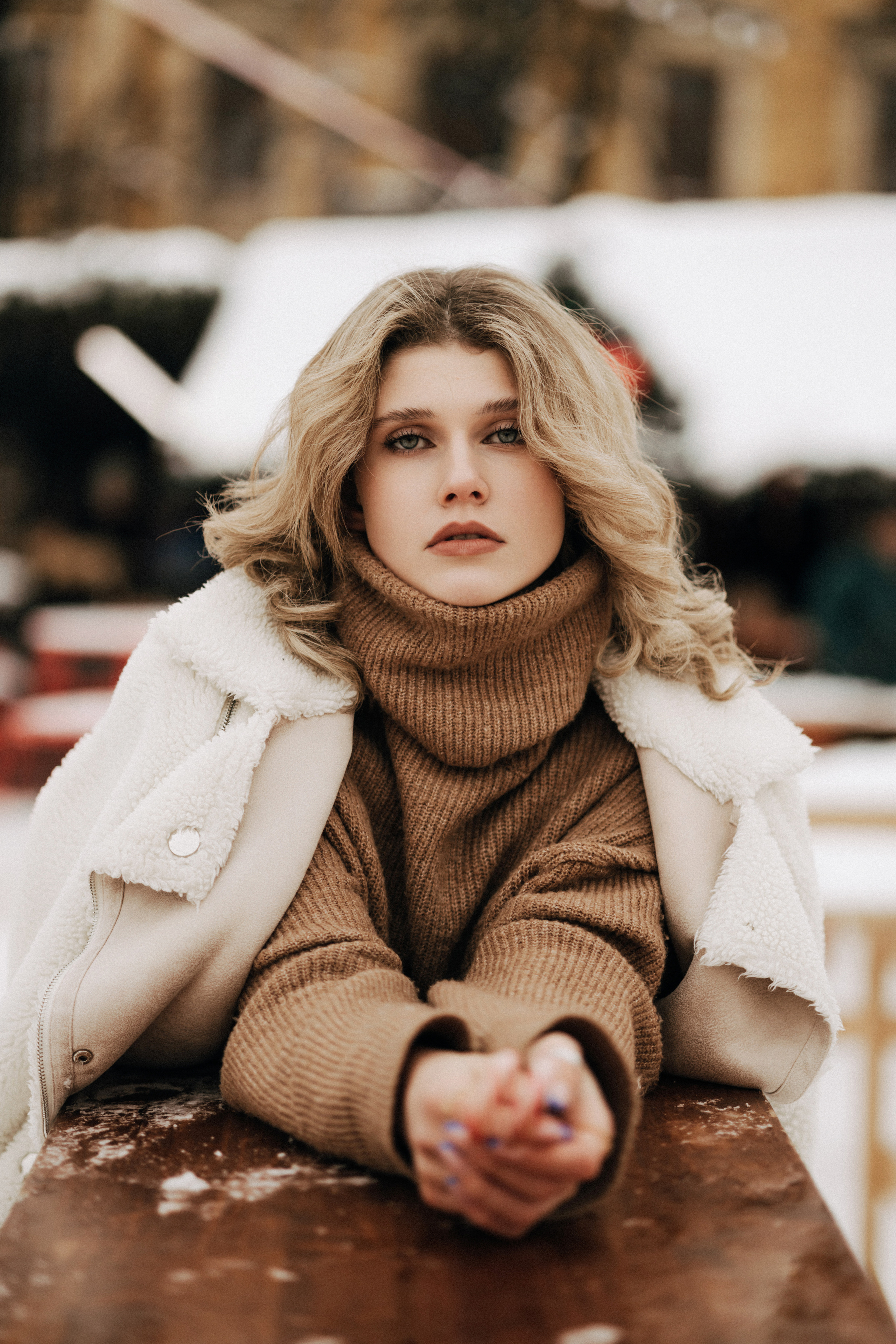 Зимова фотосесія з Діаною. Весільний та репортажний фотограф в Чернівцях, Олексій Зацерковний