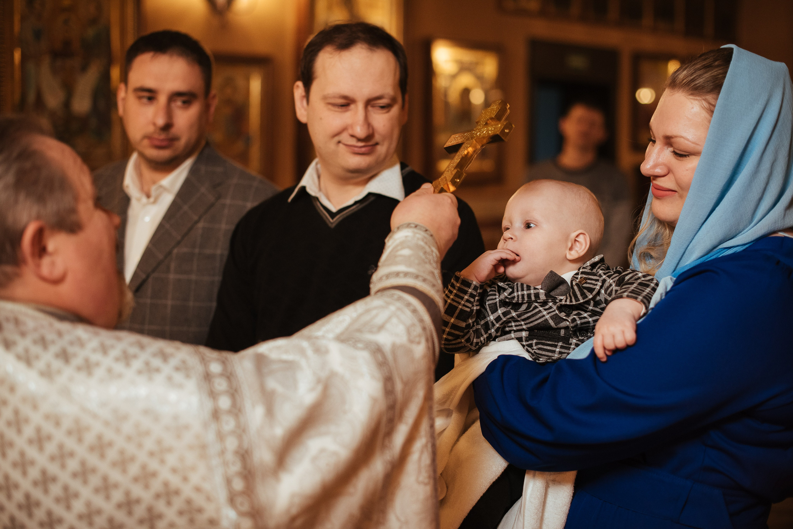 Хрещення маленького Ярослава. Весільний та сімейний фотограф в Києві