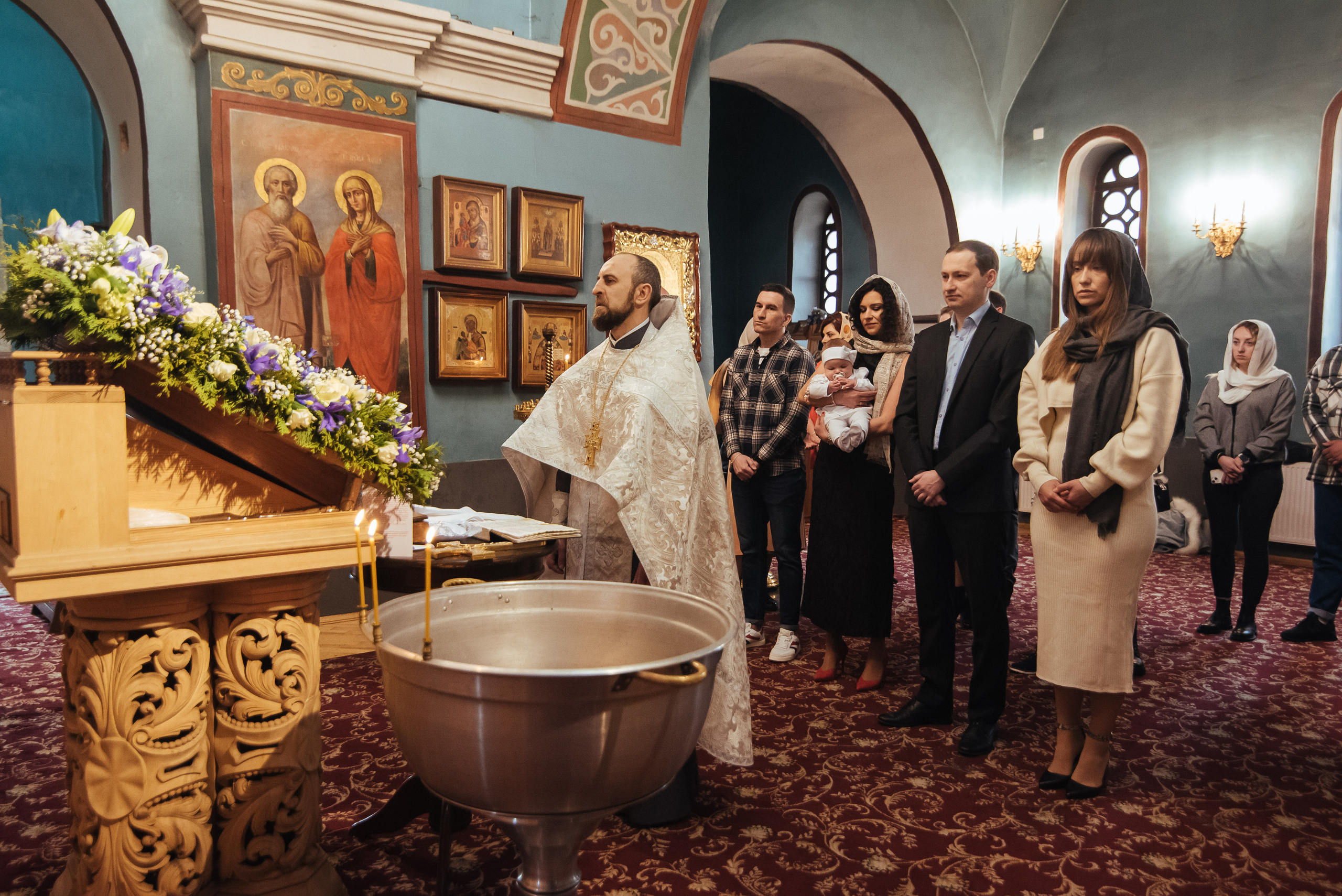 Хрещення маленької Сабіни. Весільний та сімейний фотограф в Києві
