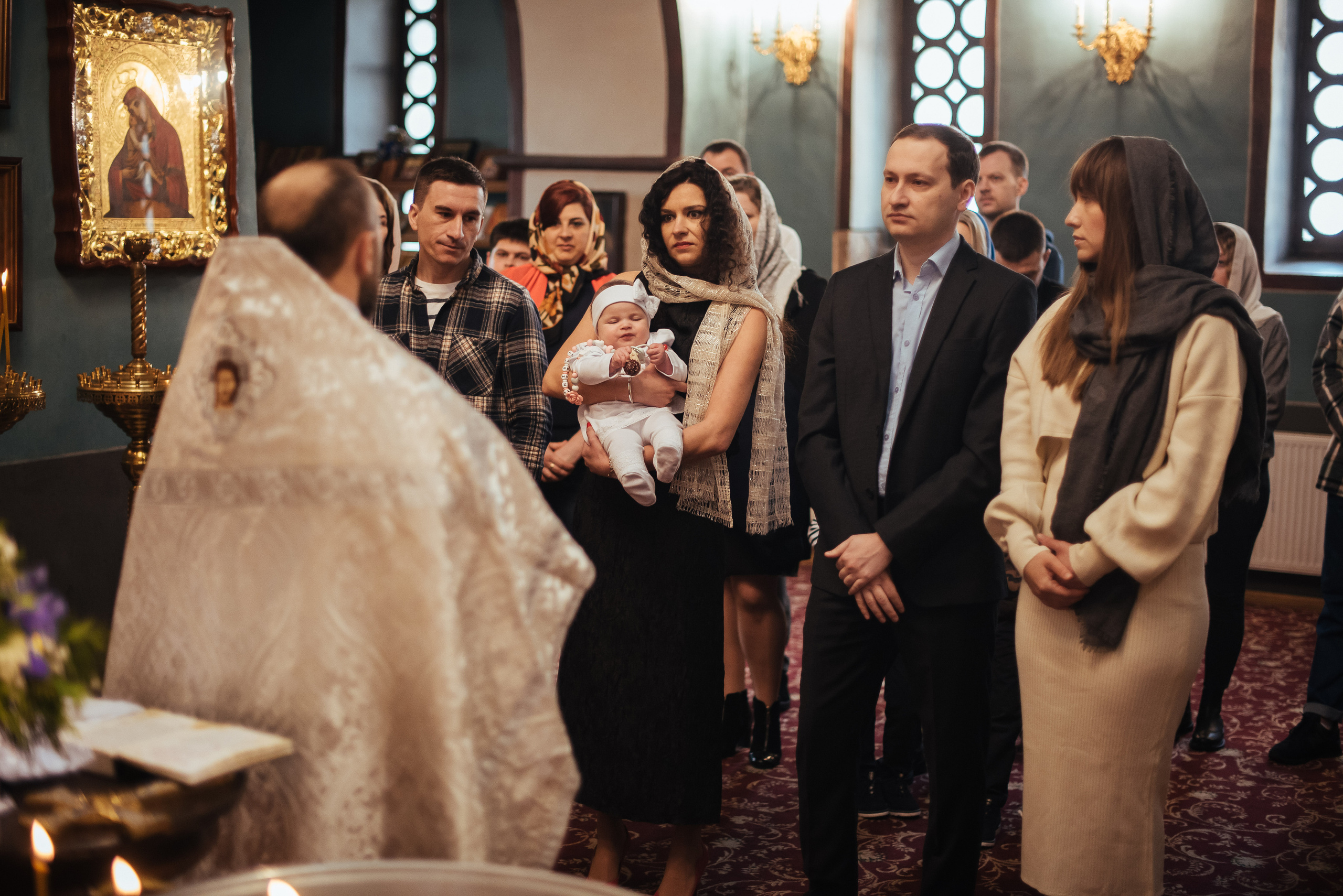 Хрещення маленької Сабіни. Весільний та сімейний фотограф в Києві