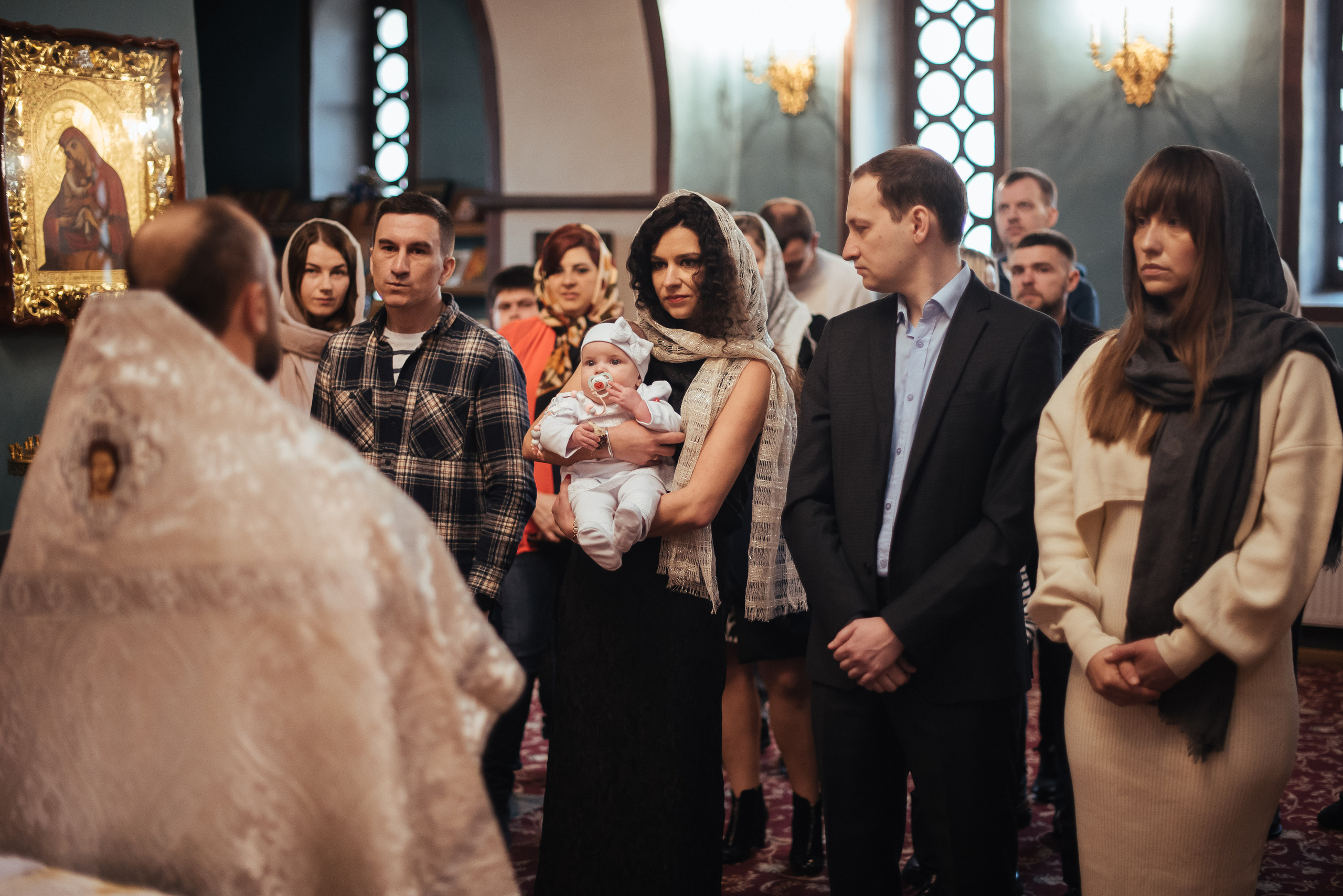 Хрещення маленької Сабіни. Весільний та сімейний фотограф в Києві