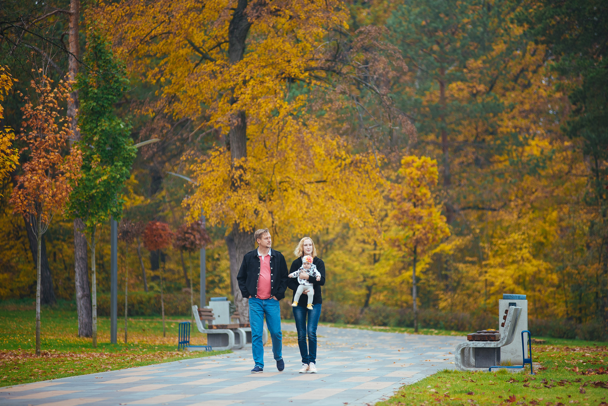 Прогулка восени. Весільний та сімейний фотограф в Києві