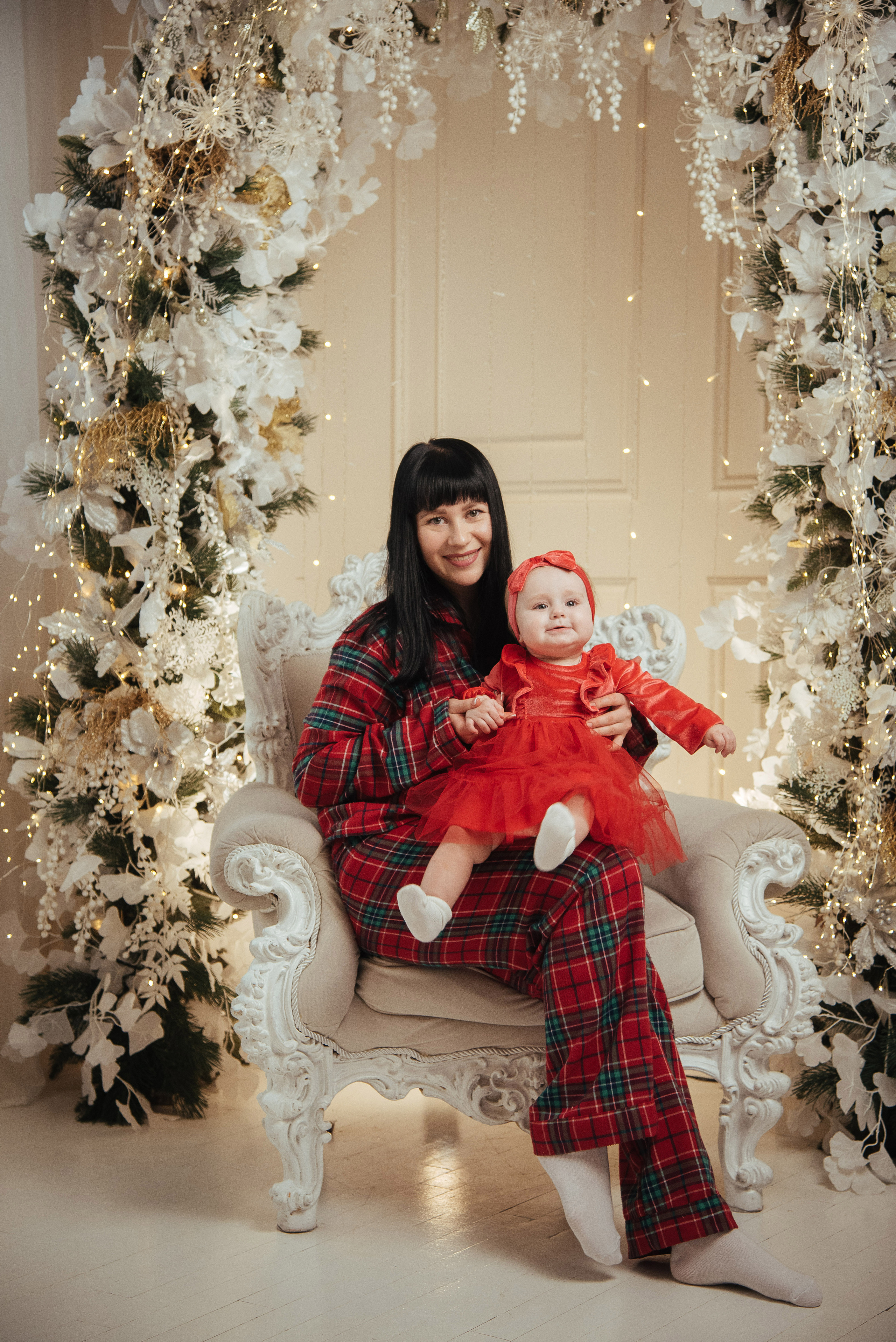 Студійна новорічна зйомка. Весільний та сімейний фотограф в Києві