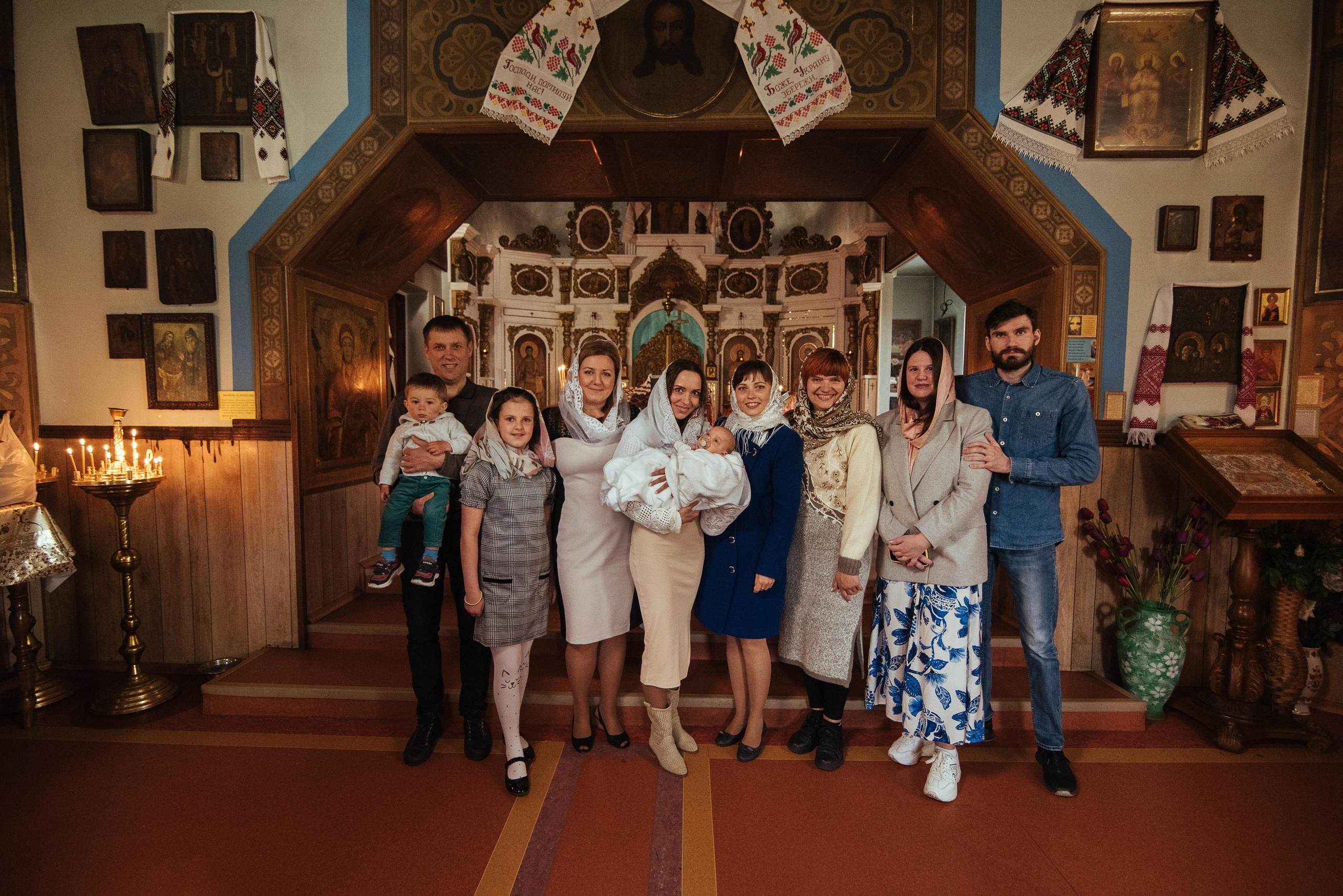 Хрестини Маленького Дмитра. Весільний та сімейний фотограф в Києві