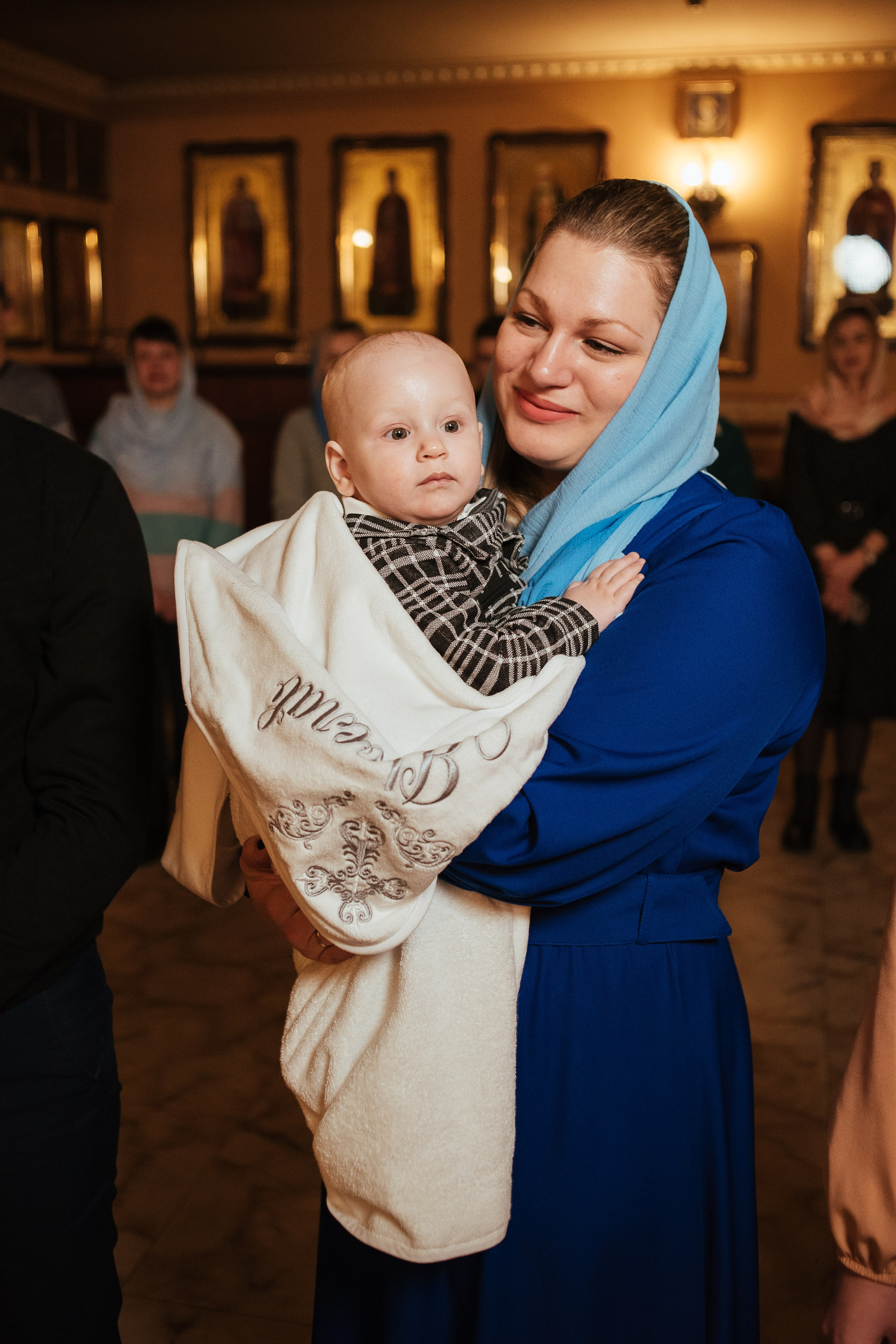 Хрещення маленького Ярослава. Весільний та сімейний фотограф в Києві