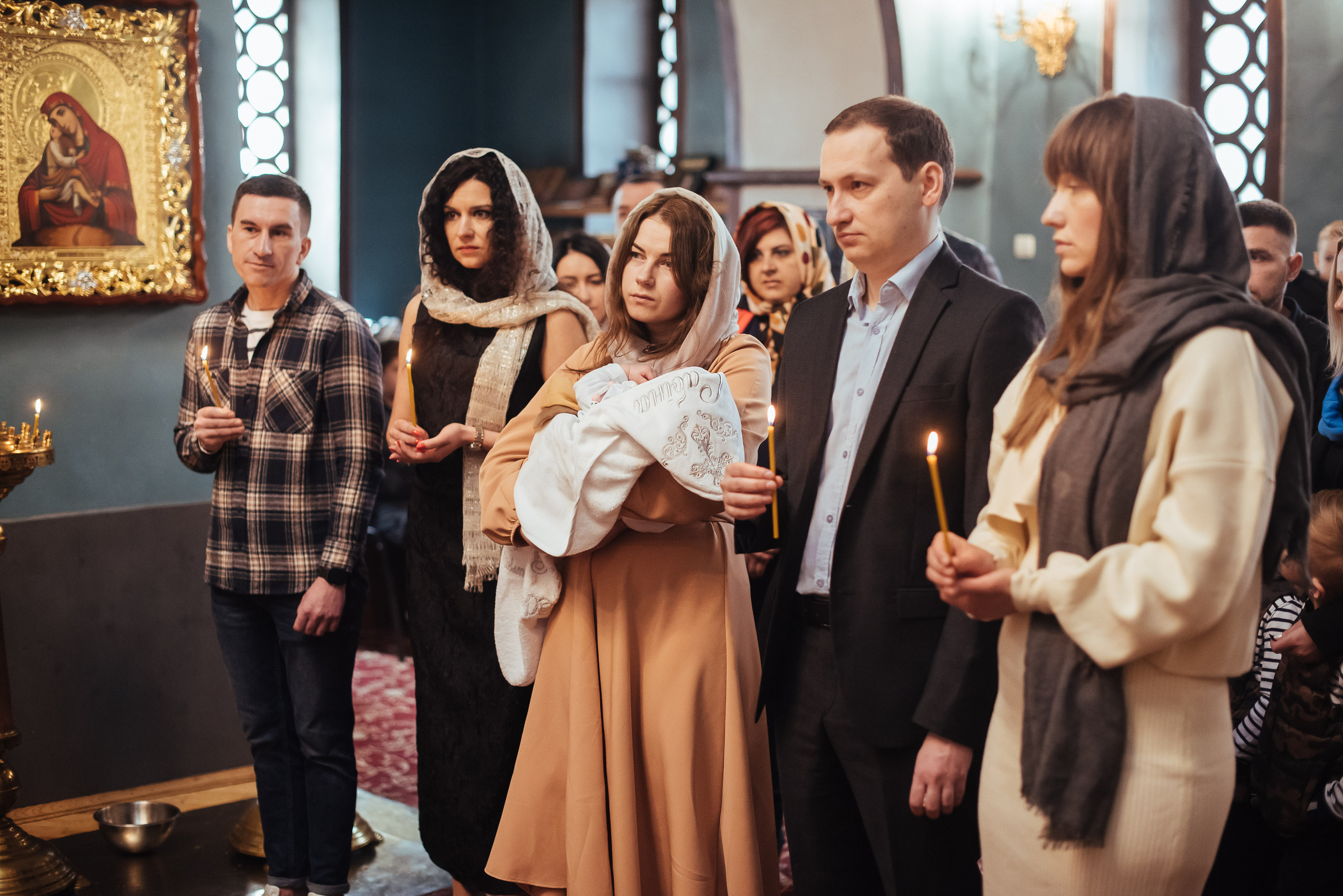 Хрещення маленької Сабіни. Весільний та сімейний фотограф в Києві