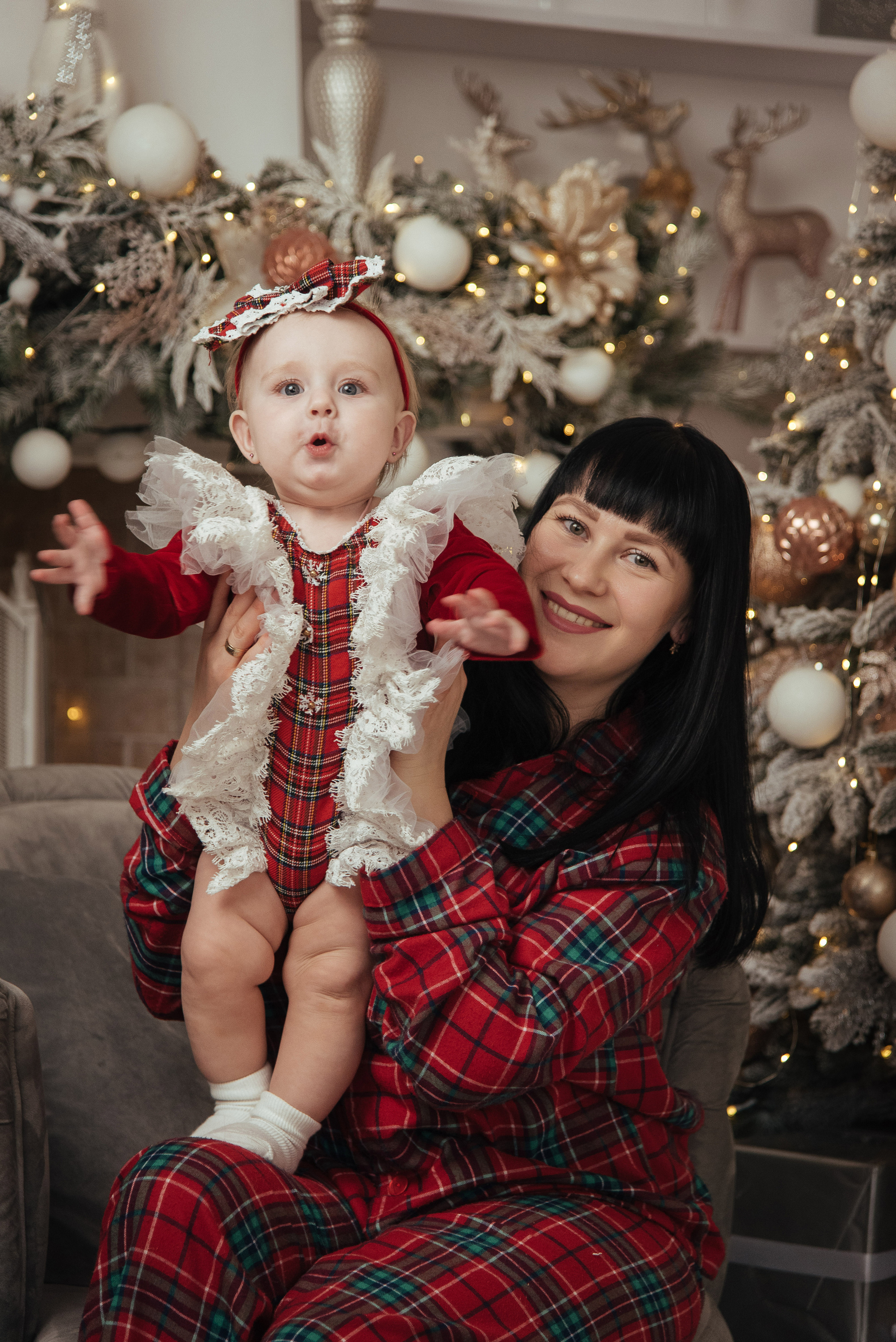 Студійна новорічна зйомка. Весільний та сімейний фотограф в Києві