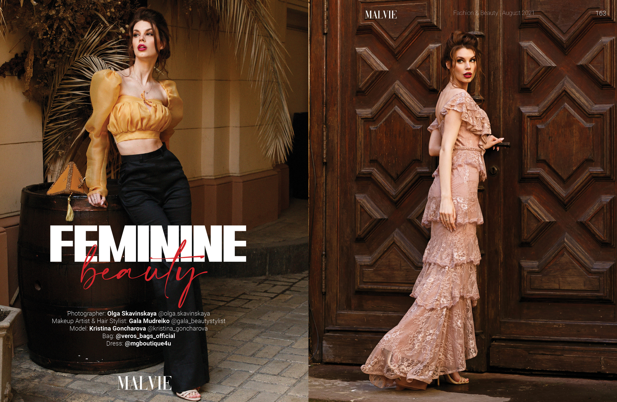 Feminine beauty. Malice magazine. Фешн, имиджевый и предметный фотограф в Украине и ОАЭ