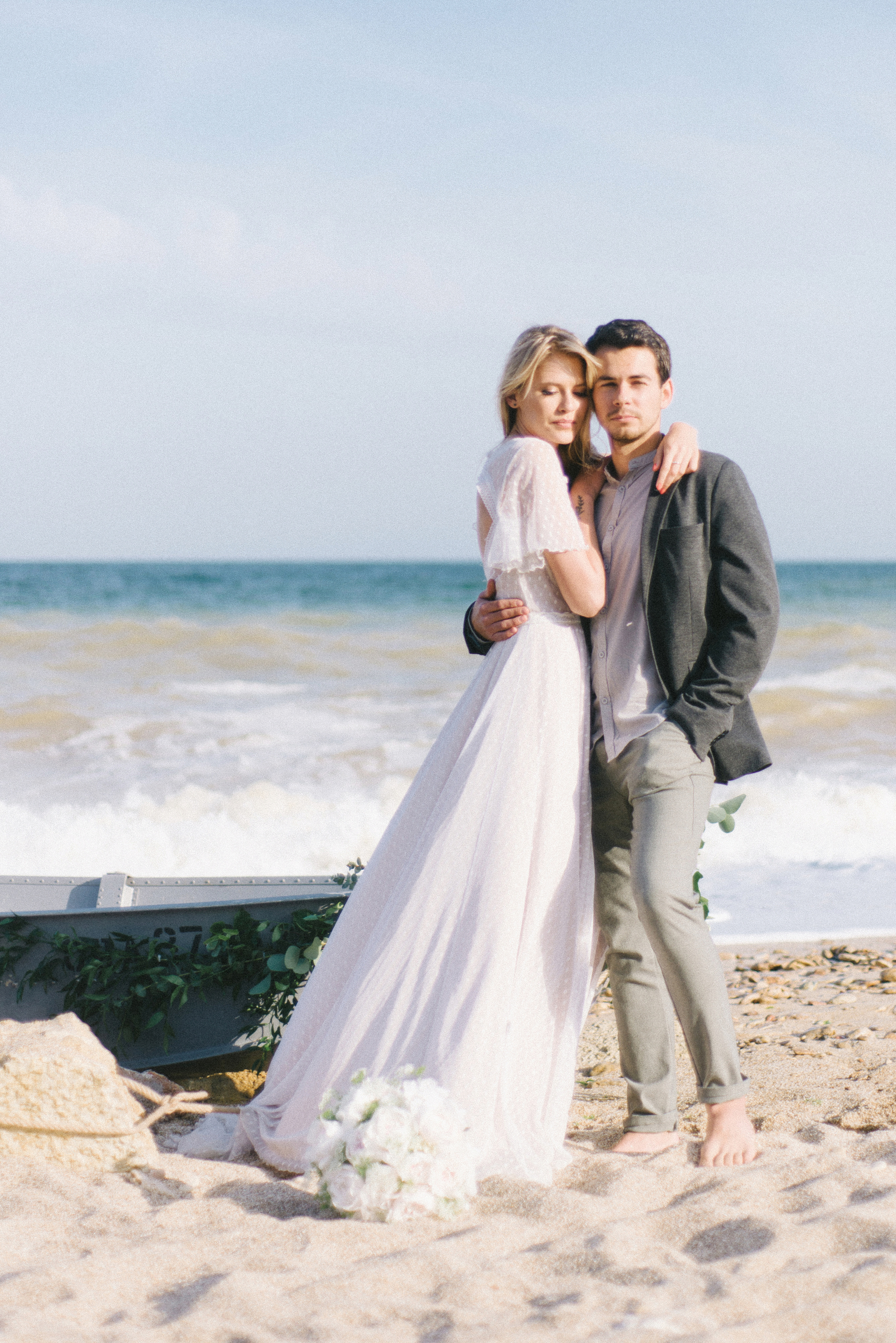 Морская свадебная фотосессия. FOTOGRAF Ryzhykova Valentyna Kraków Polska