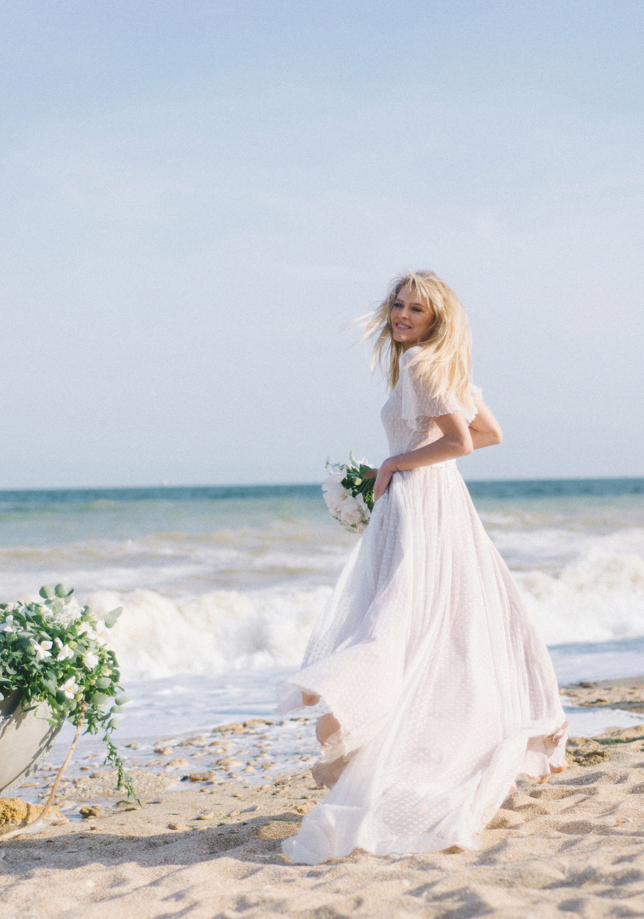 Морская свадебная фотосессия. FOTOGRAF Ryzhykova Valentyna Kraków Polska