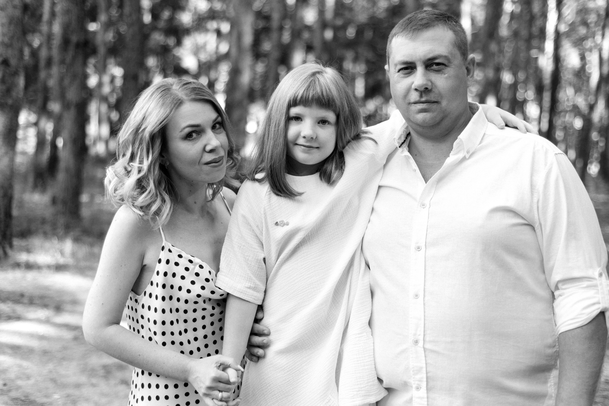 Семейная фотосессия в лесу. FOTOGRAF Ryzhykova Valentyna Kraków Polska