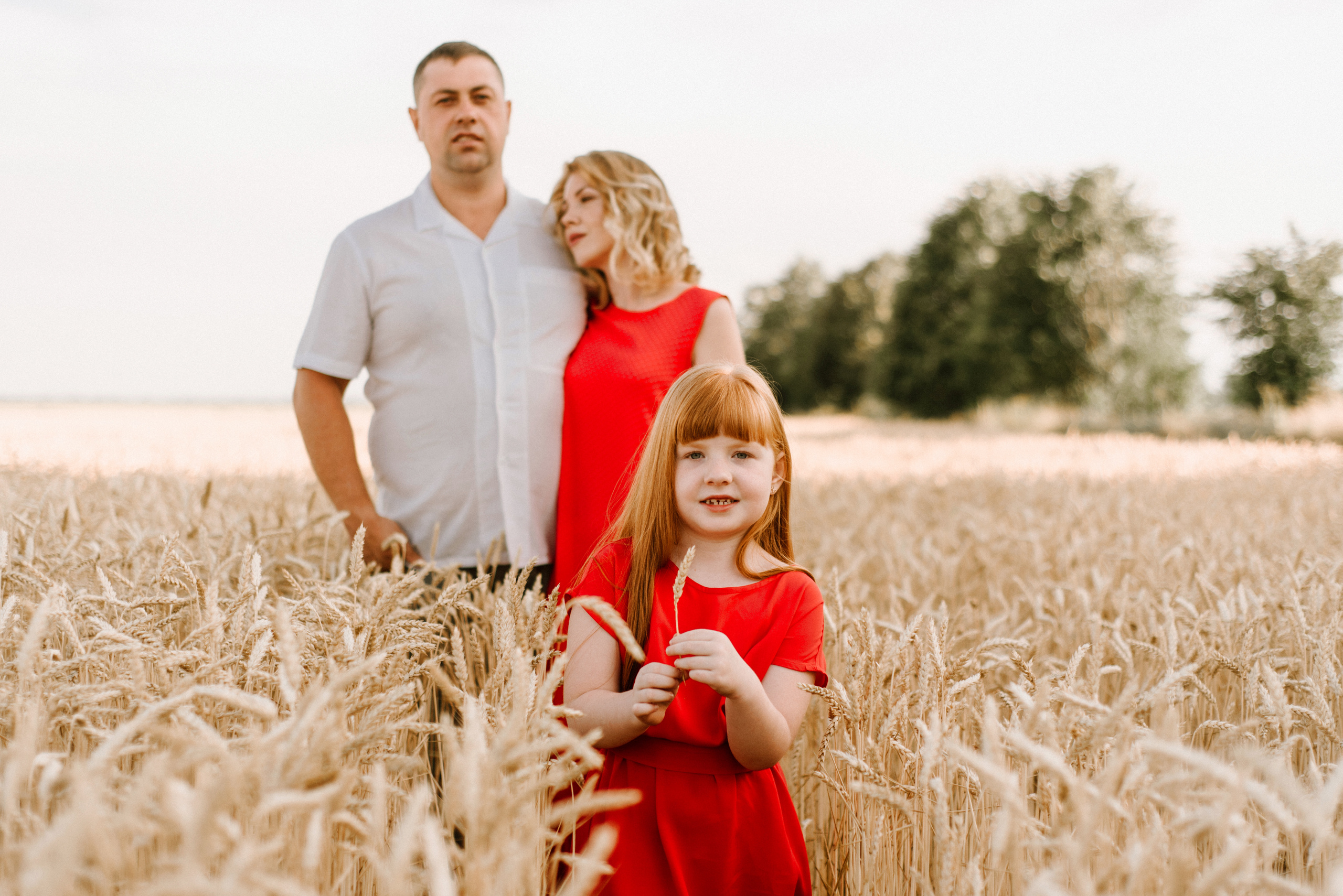 Семейная фотосессия в пшенице. FOTOGRAF Ryzhykova Valentyna Kraków Polska