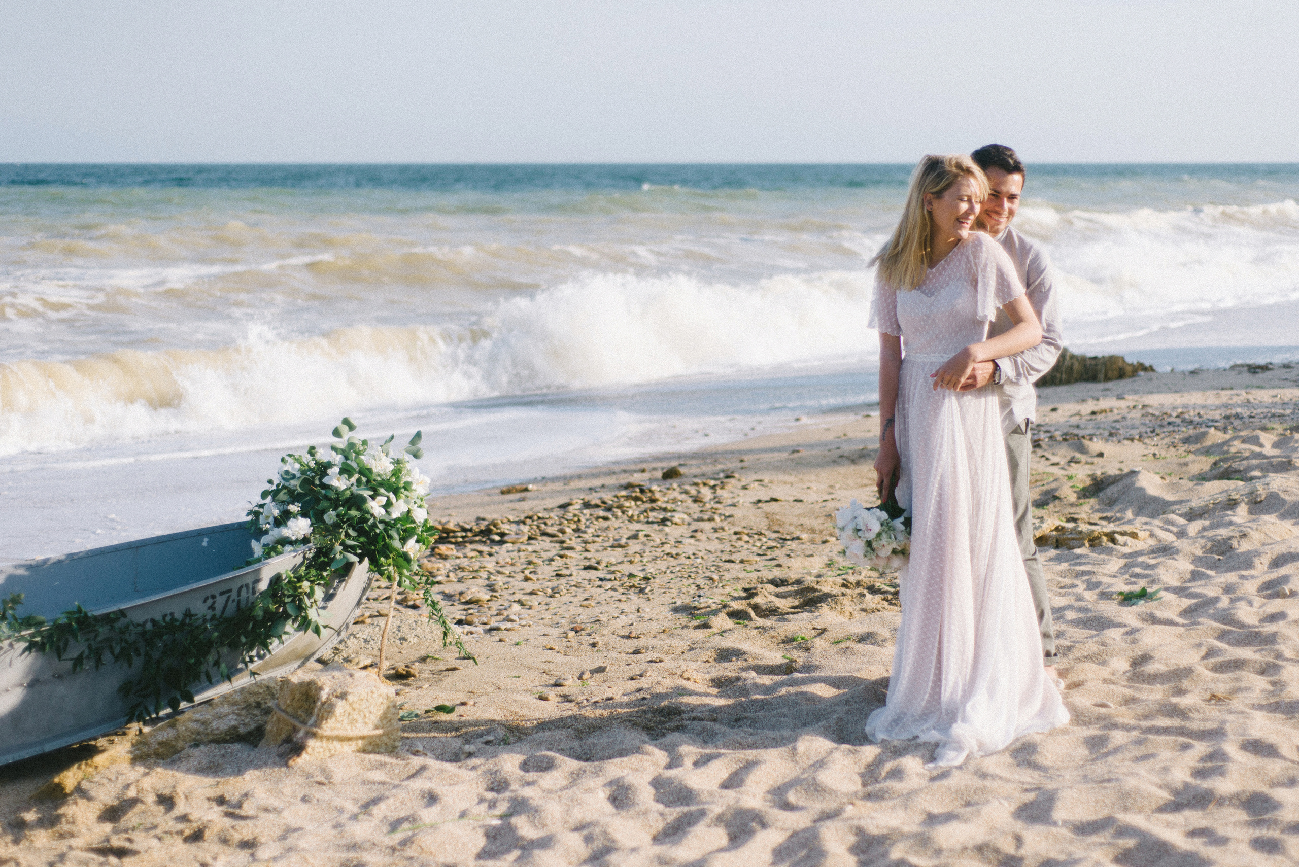 Морская свадебная фотосессия. FOTOGRAF Ryzhykova Valentyna Kraków Polska