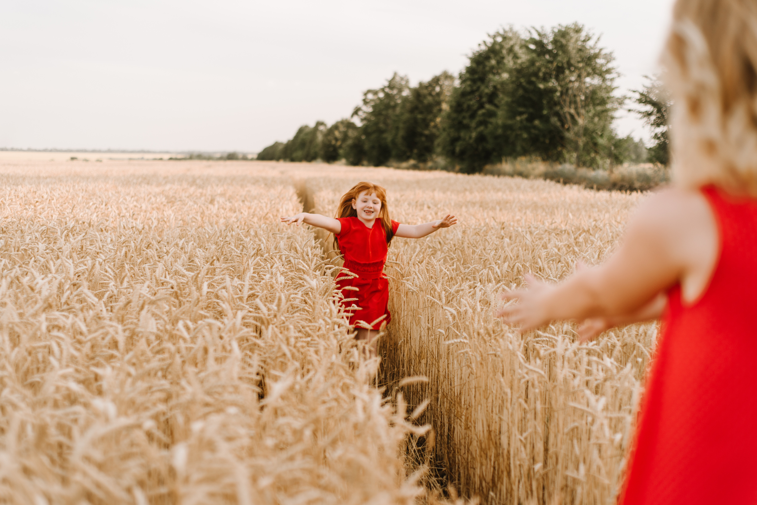 Семейная фотосессия в пшенице. FOTOGRAF Ryzhykova Valentyna Kraków Polska