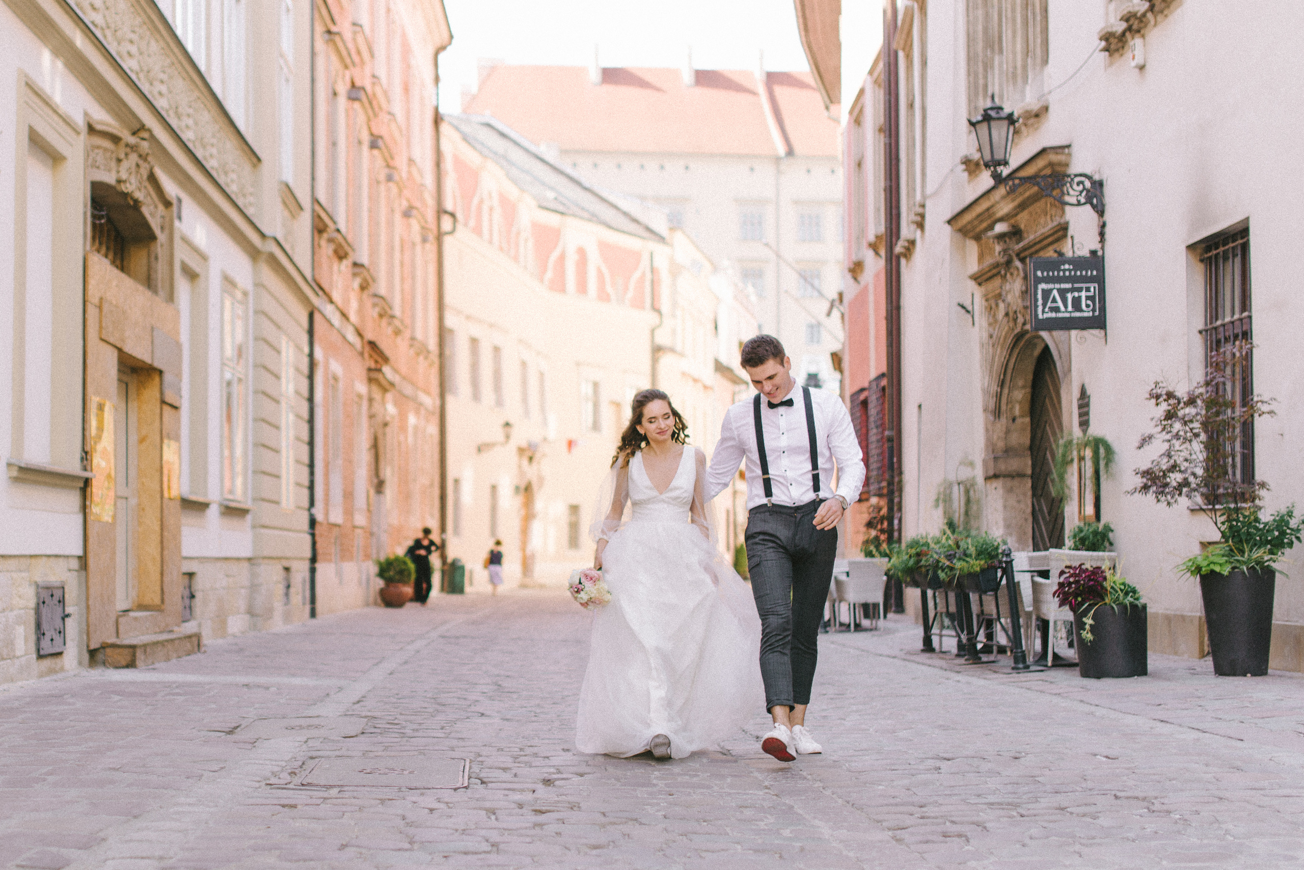Свадебная съемка в Кракове. FOTOGRAF Ryzhykova Valentyna Kraków Polska