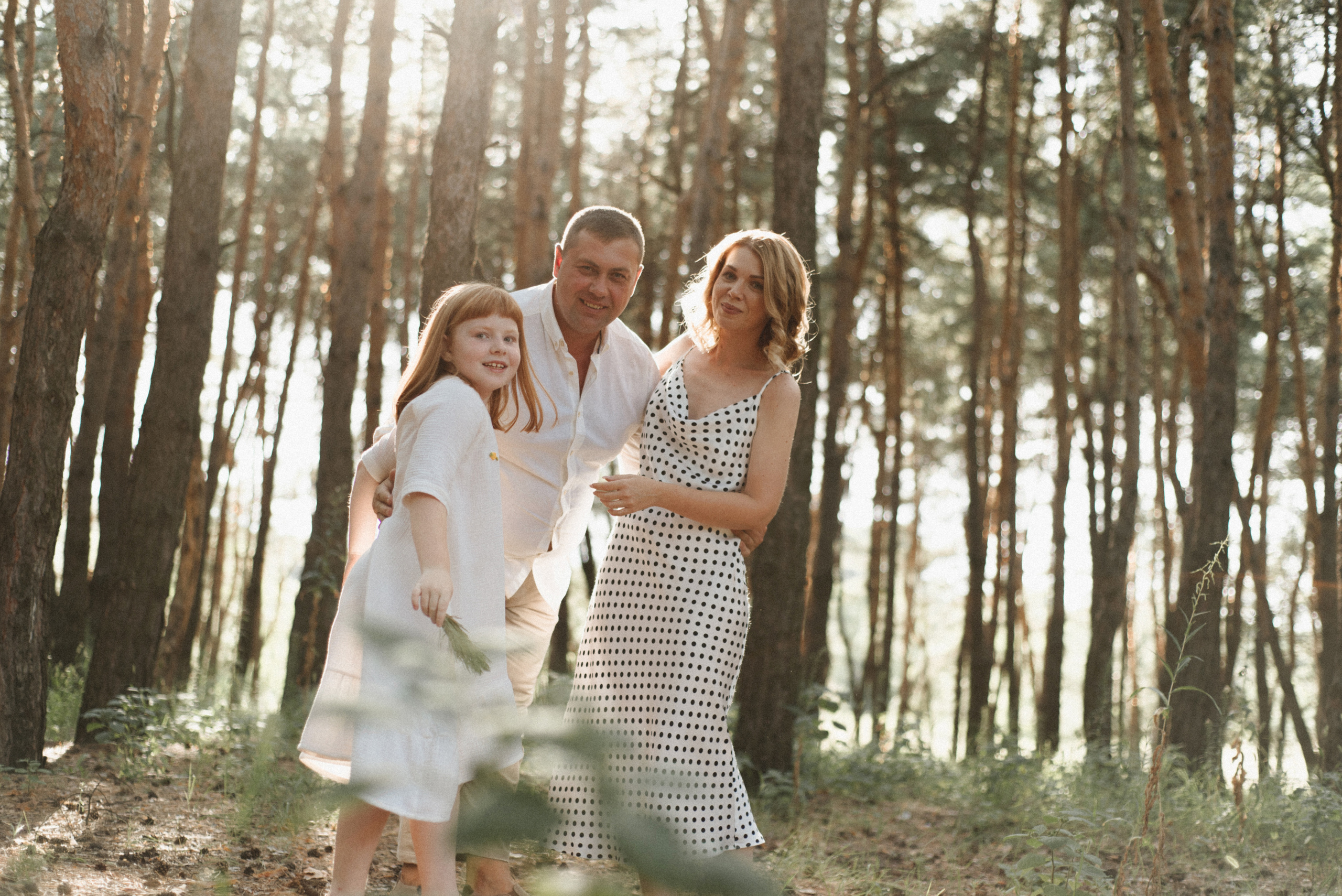 Семейная фотосессия в лесу. FOTOGRAF Ryzhykova Valentyna Kraków Polska