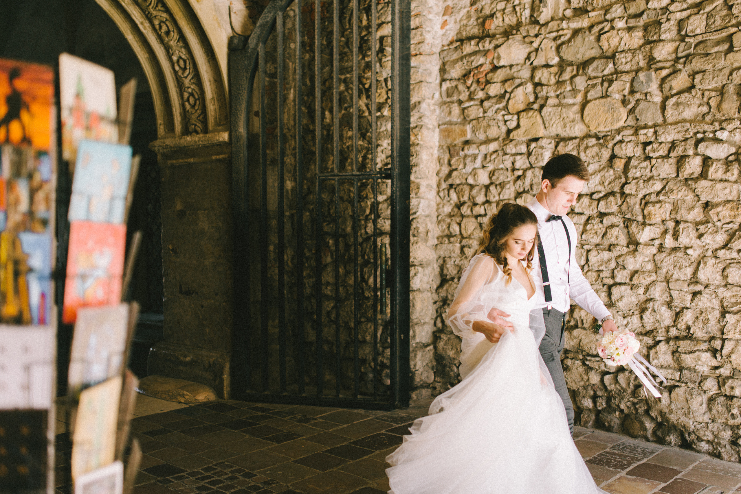 Свадебная съемка в Кракове. FOTOGRAF Ryzhykova Valentyna Kraków Polska