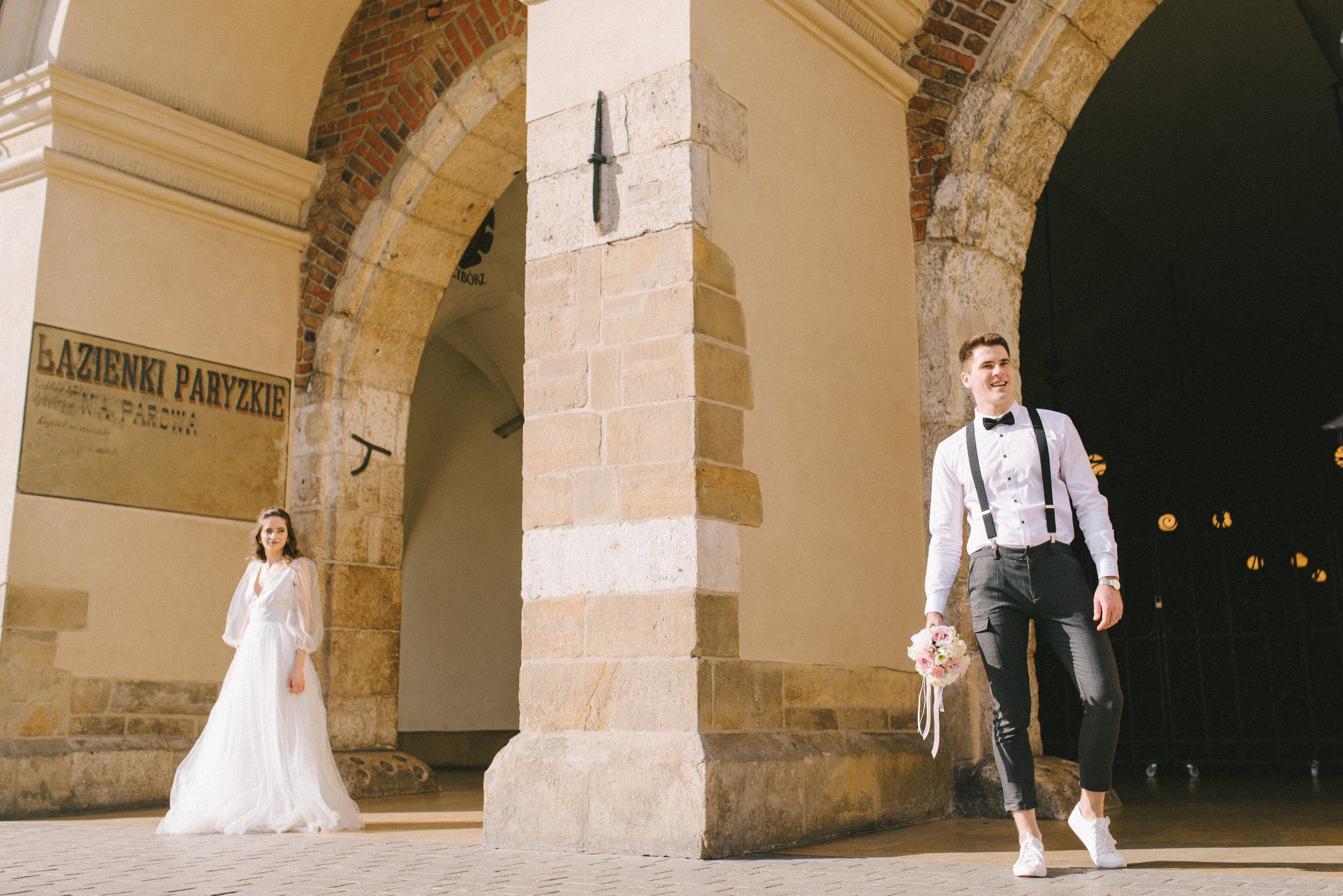 Свадебная съемка в Кракове. FOTOGRAF Ryzhykova Valentyna Kraków Polska