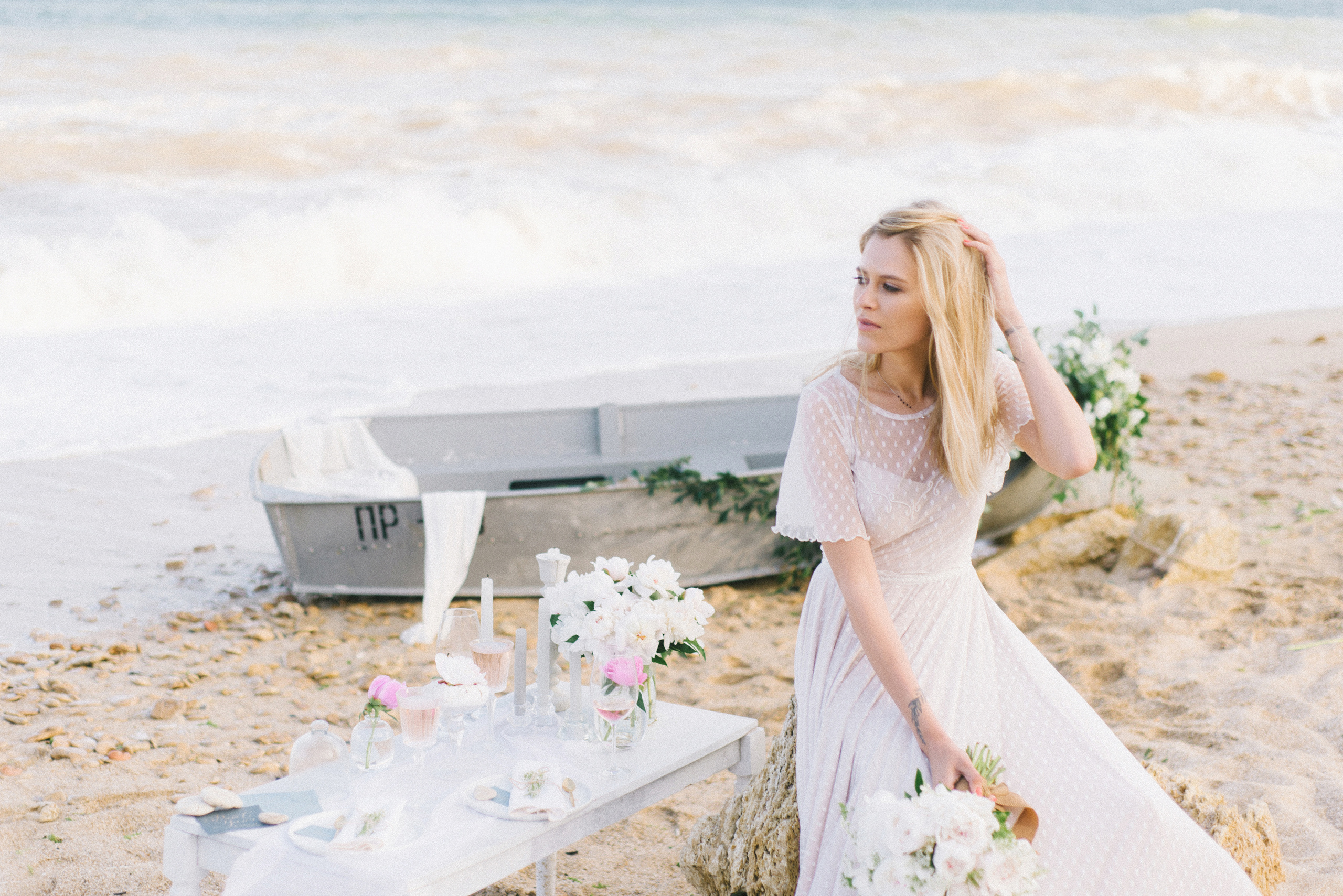 Морская свадебная фотосессия. FOTOGRAF Ryzhykova Valentyna Kraków Polska