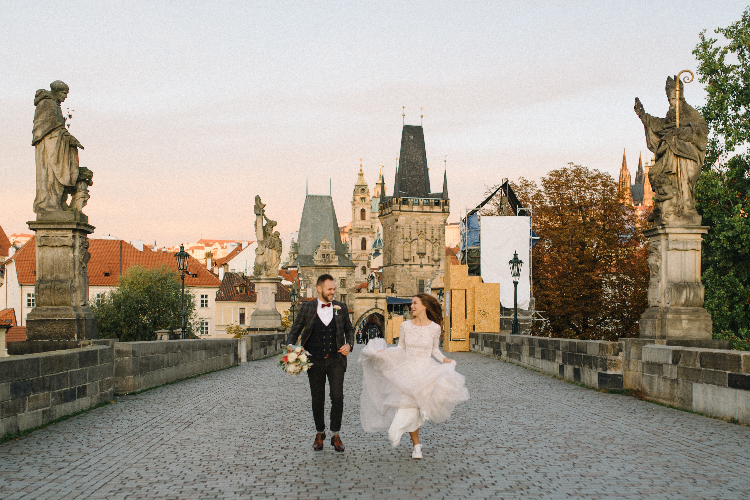 Свадебная съемка в Праге. FOTOGRAF Ryzhykova Valentyna Kraków Polska