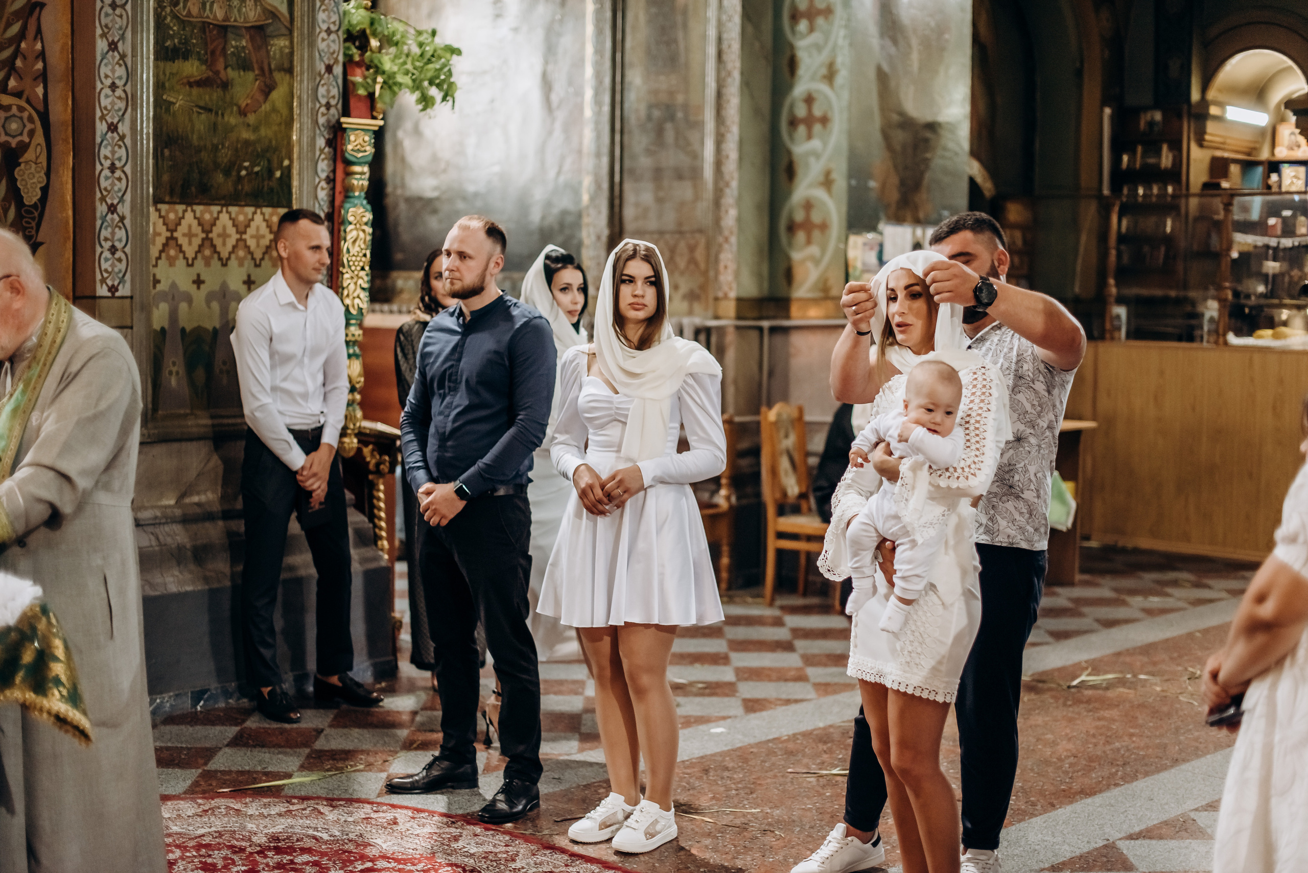 Хрещення Дем"яна. Весільний та сімейний фотограф Україна