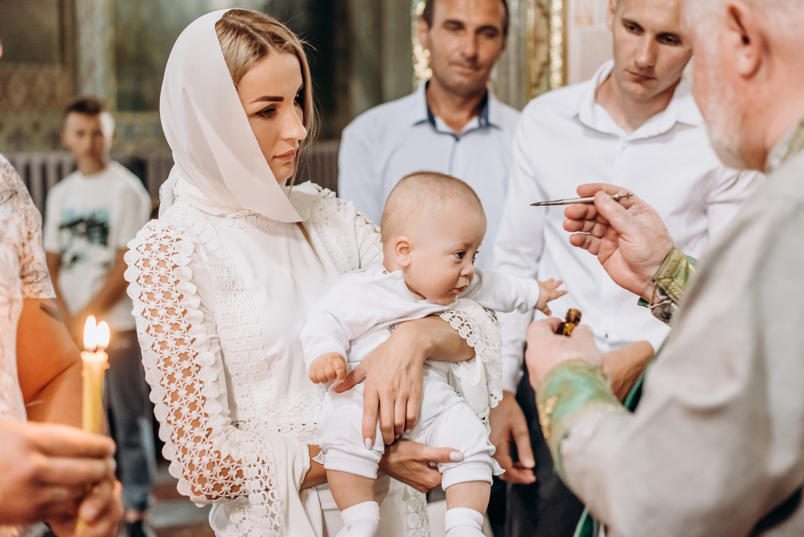 Хрещення Дем"яна. Весільний та сімейний фотограф Україна