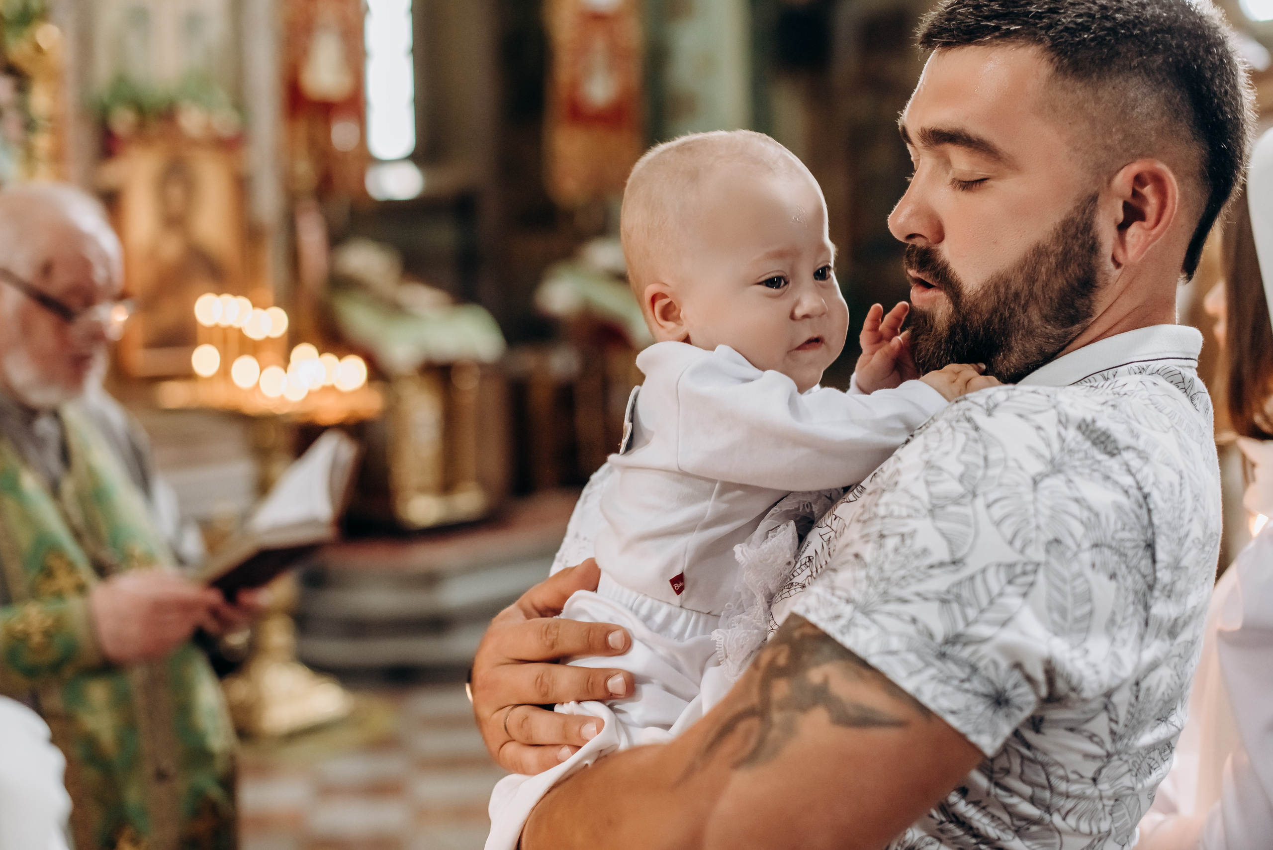 Хрещення Дем"яна. Весільний та сімейний фотограф Україна