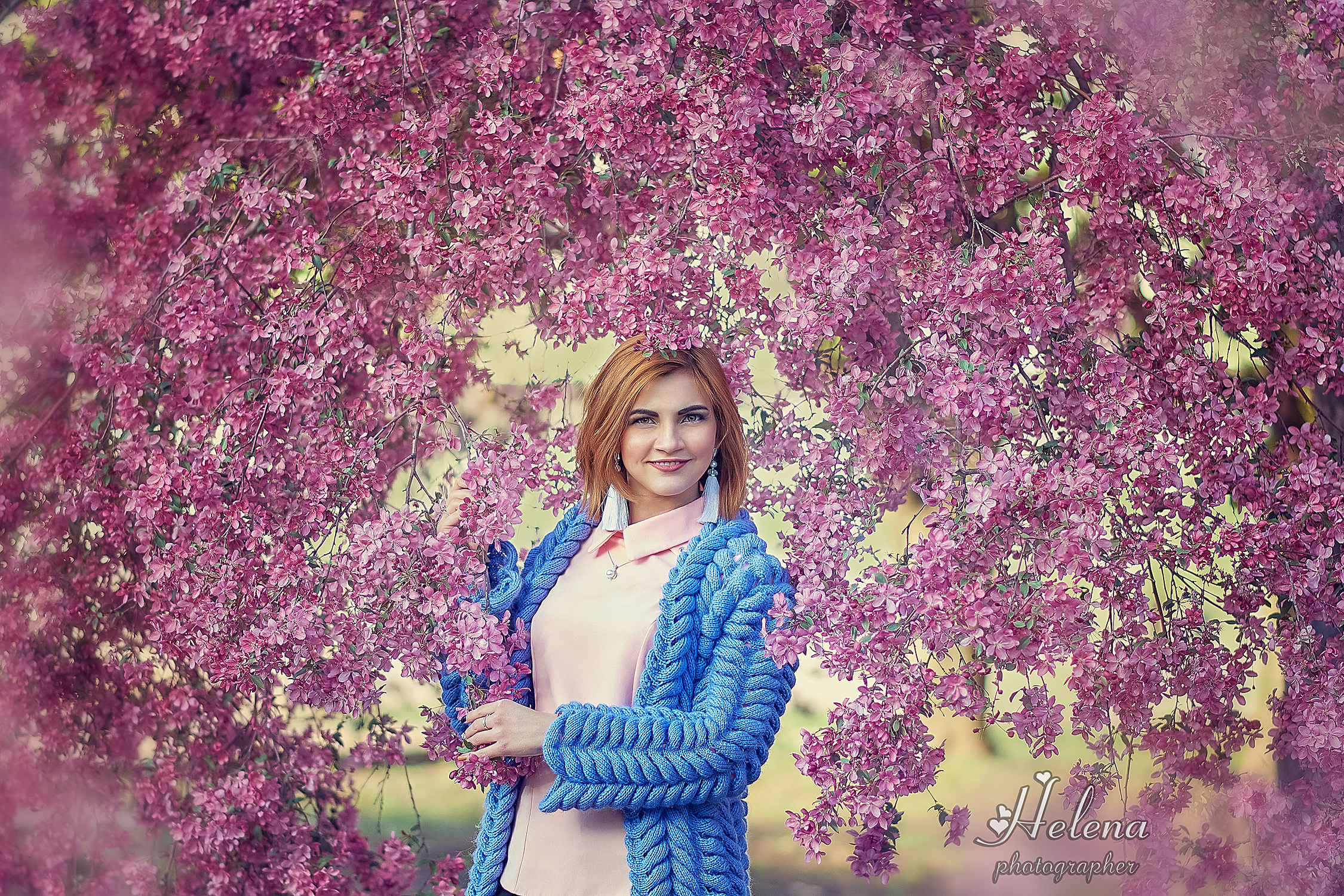 Фотосъёмка в райских яблонях. Фотограф в Одессе, Киеве, Донецке Helena