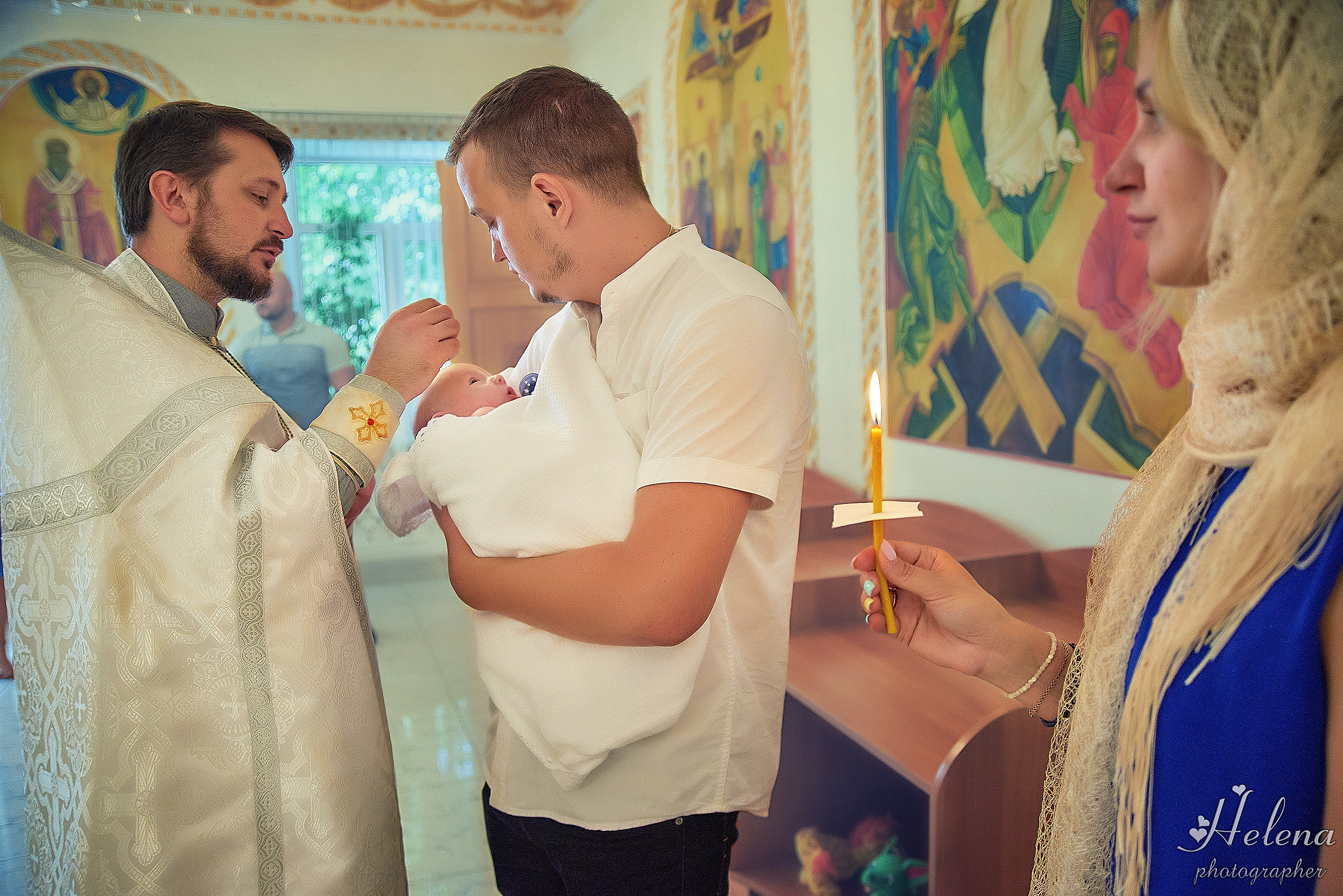 Крещение Давид. Фотограф в Одессе, Киеве, Донецке Helena