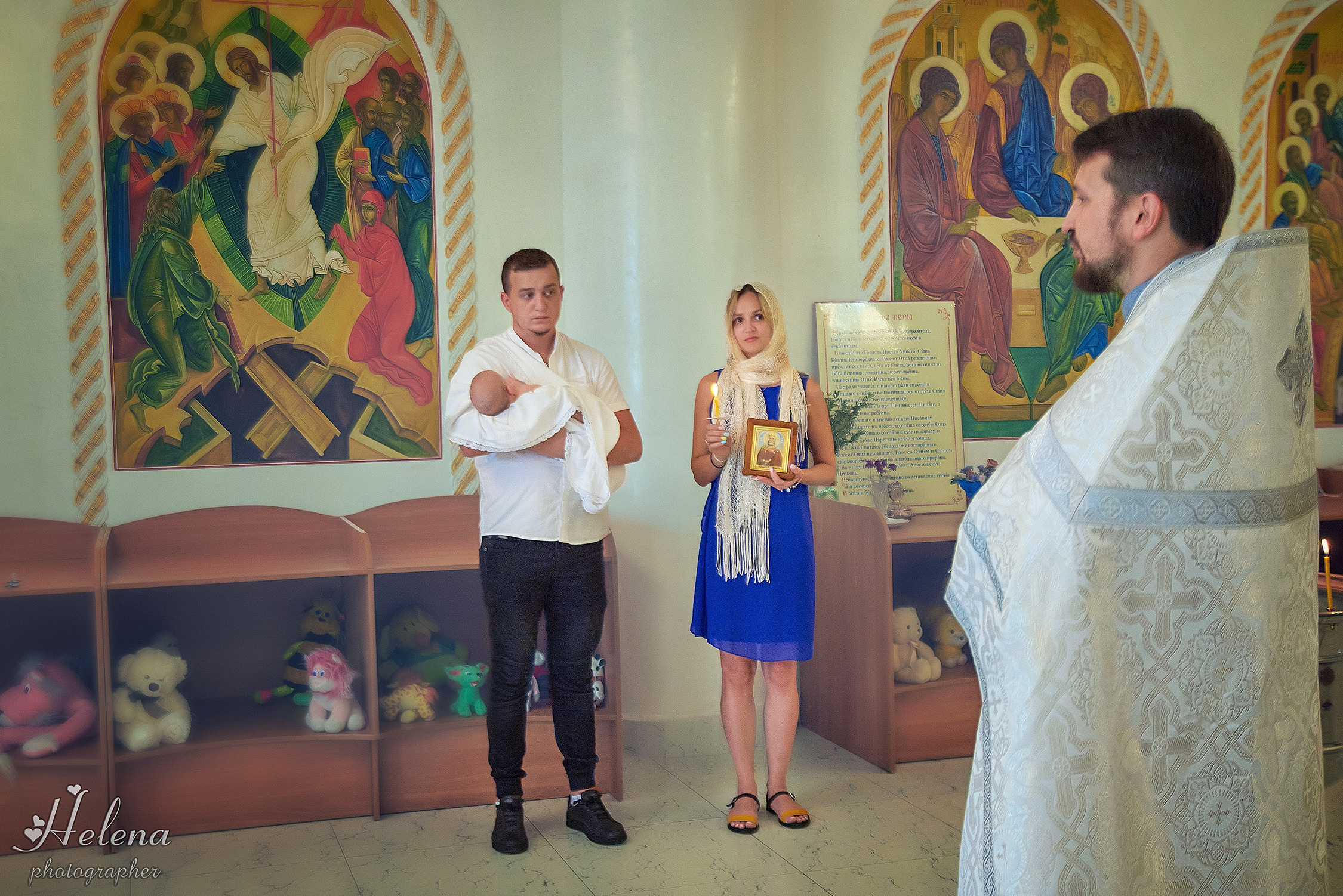 Крещение Давид. Фотограф в Одессе, Киеве, Донецке Helena