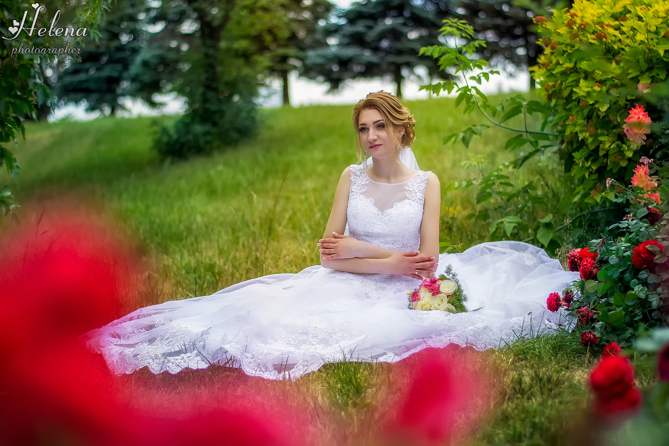 Летняя свадебная фотосессия. Фотограф в Одессе, Киеве, Донецке Helena