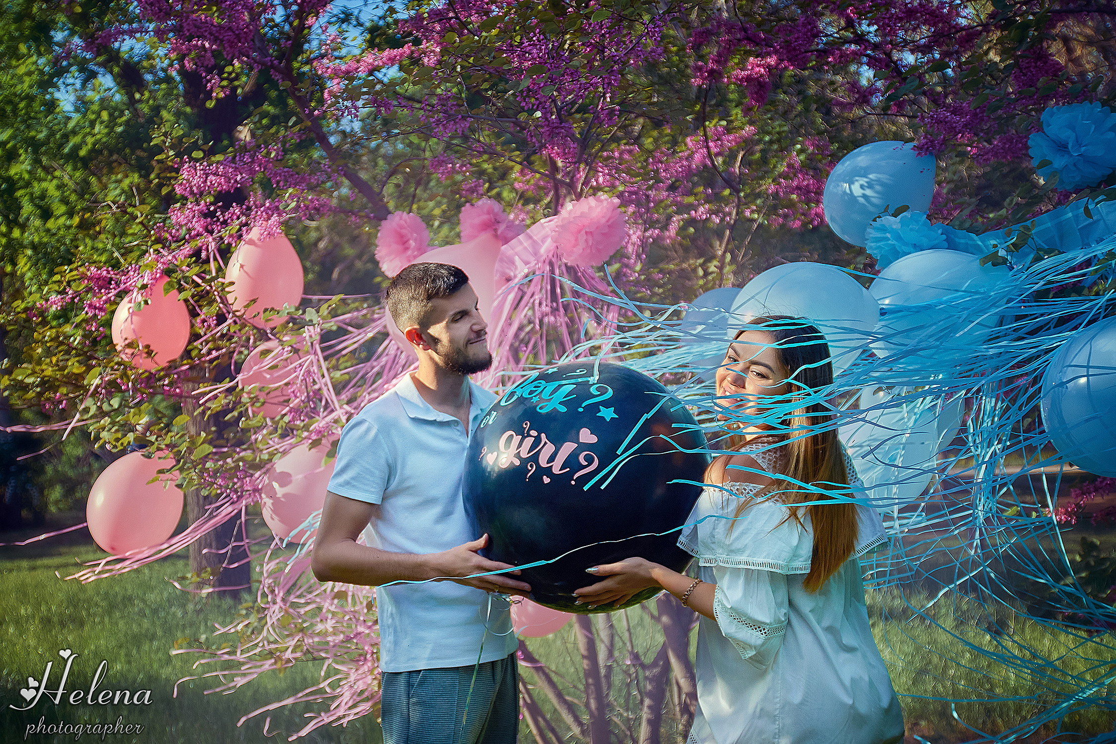 Gender Party Аня и Серёжа. Фотограф в Одессе, Киеве, Донецке Helena