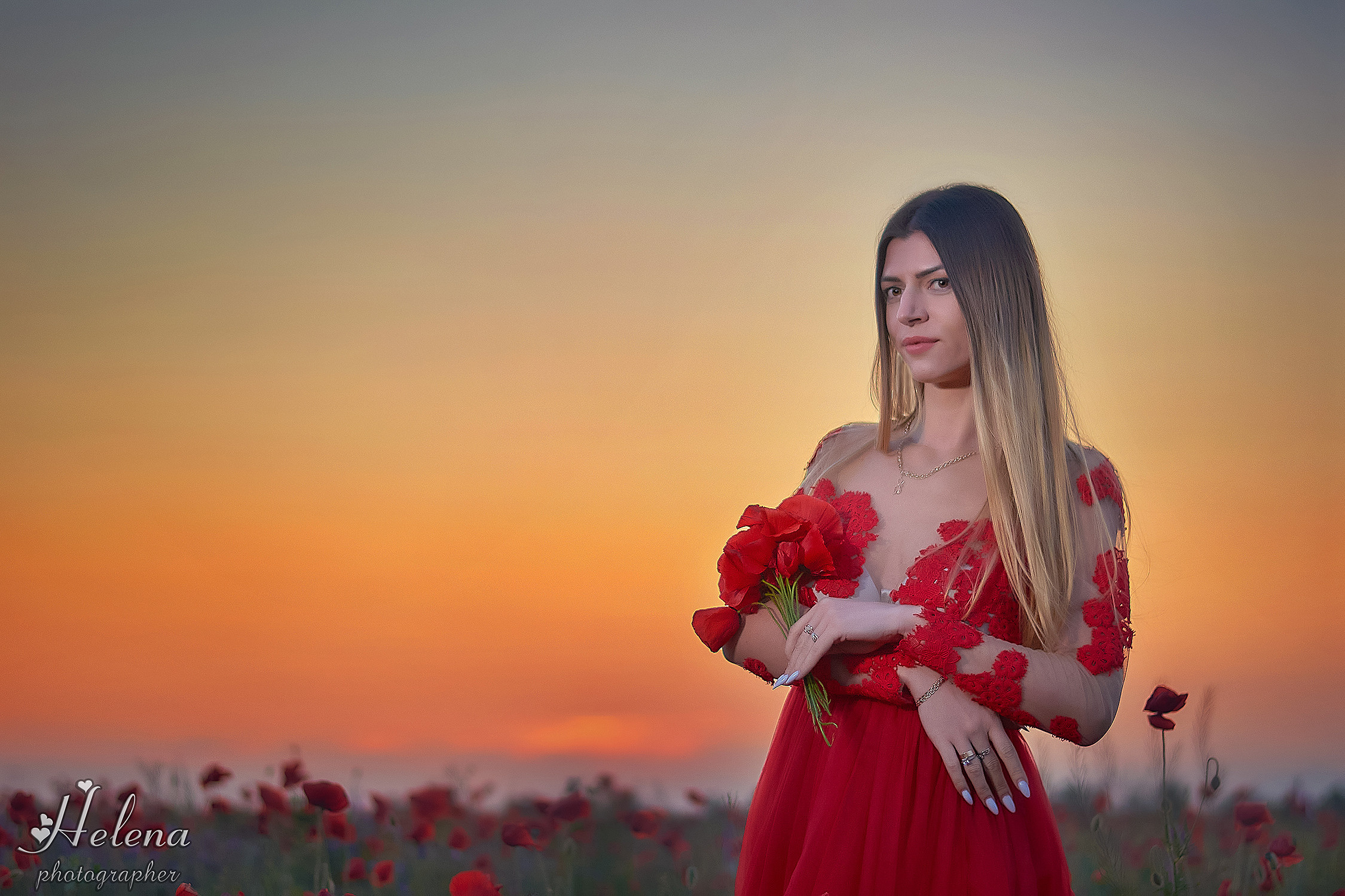 Маковое поле. Уля и Наташа. Фотограф в Одессе, Киеве, Донецке Helena