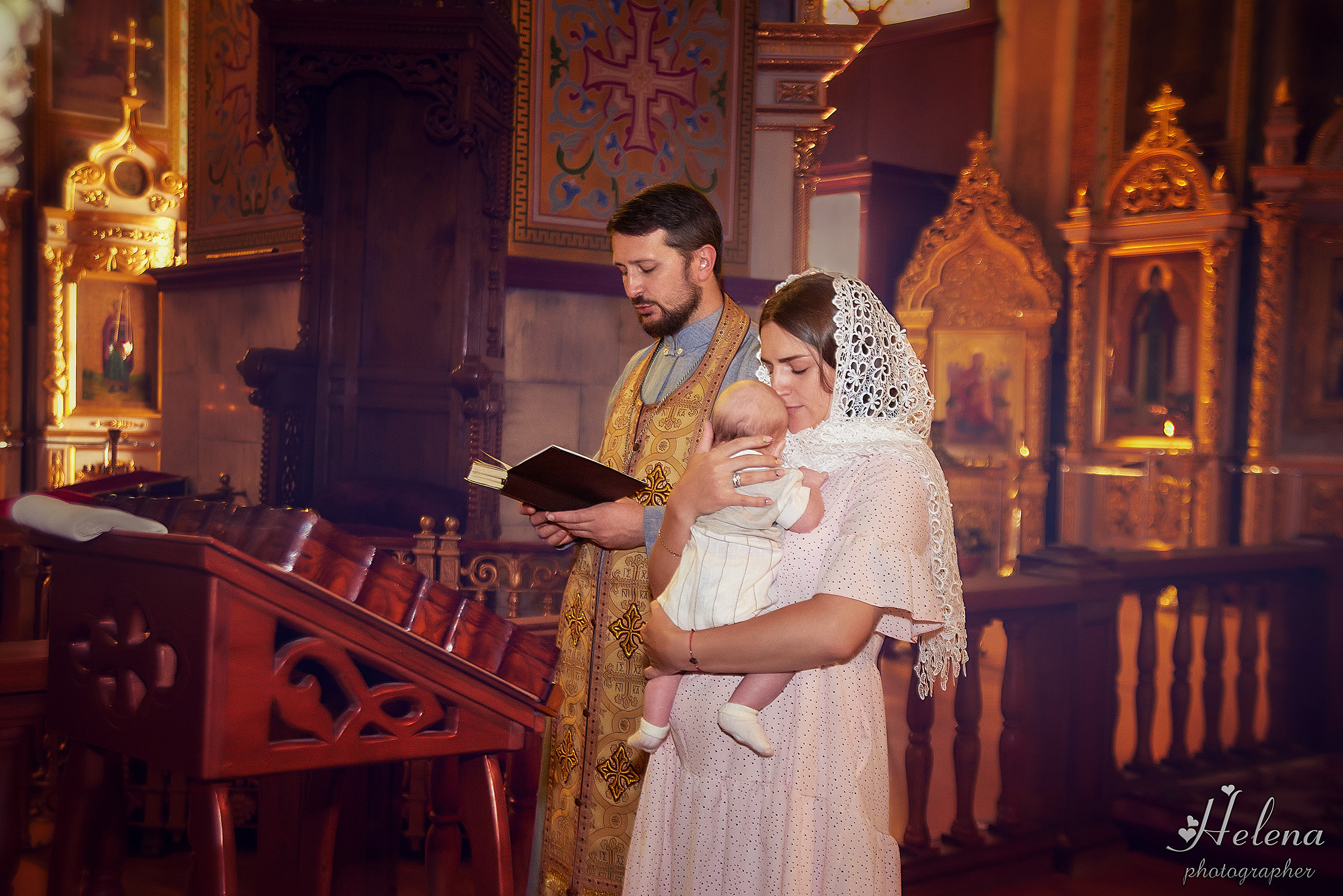 Крещение Давид. Фотограф в Одессе, Киеве, Донецке Helena