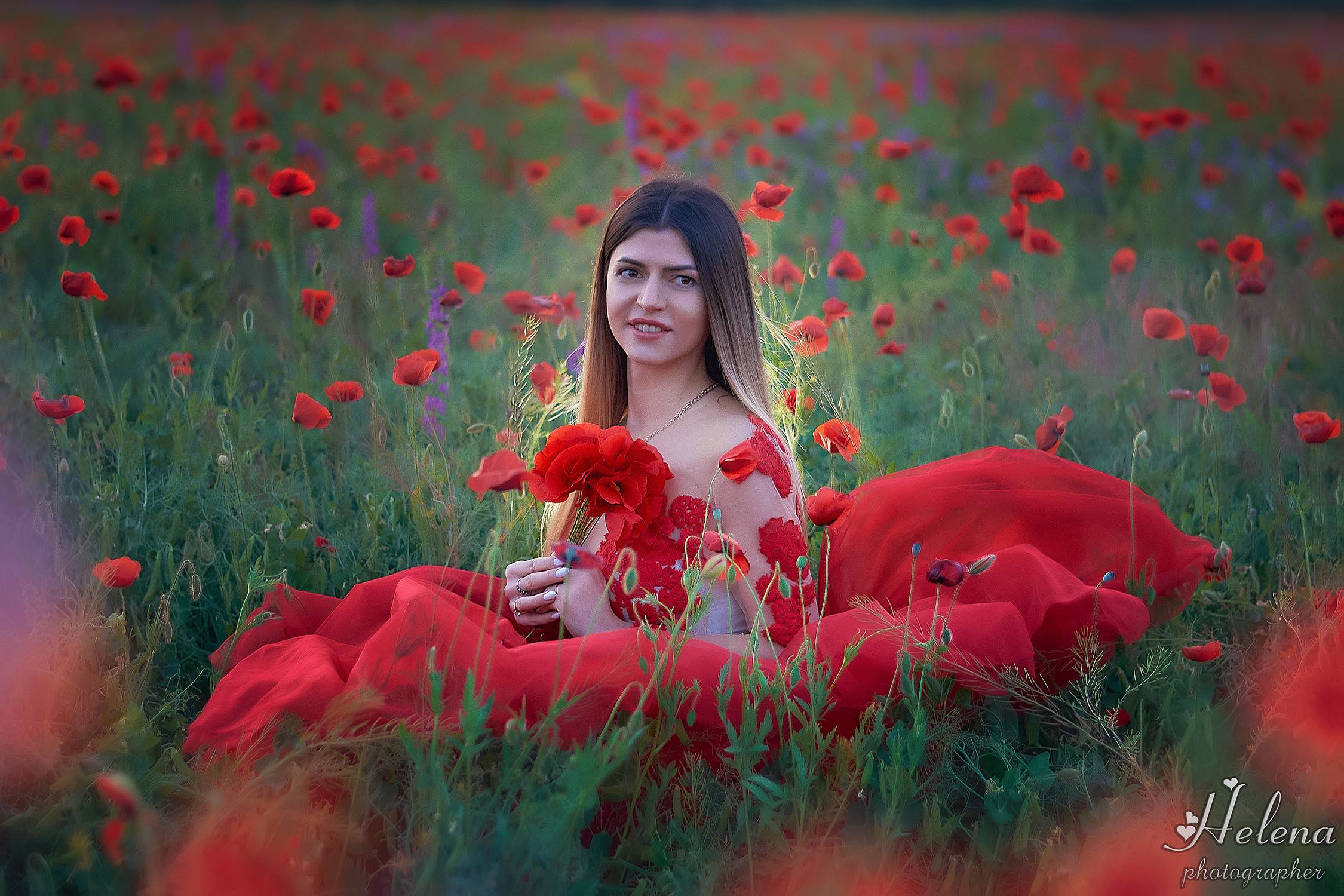 Маковое поле. Уля и Наташа. Фотограф в Одессе, Киеве, Донецке Helena
