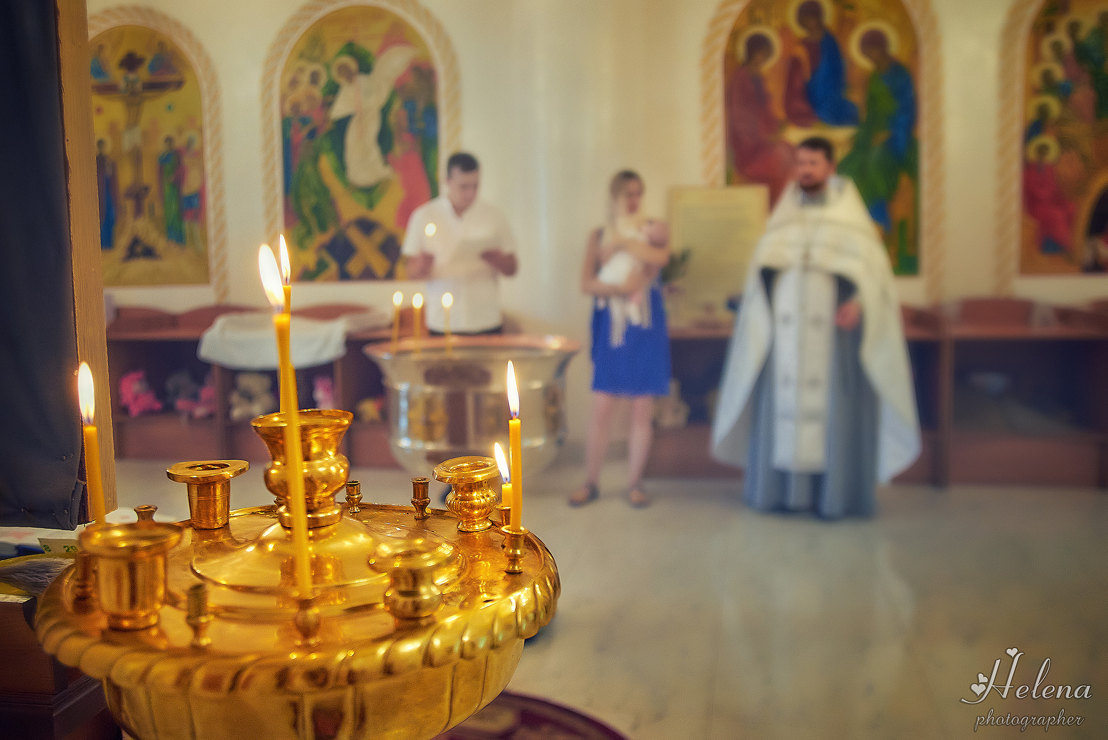 Крещение Давид. Фотограф в Одессе, Киеве, Донецке Helena