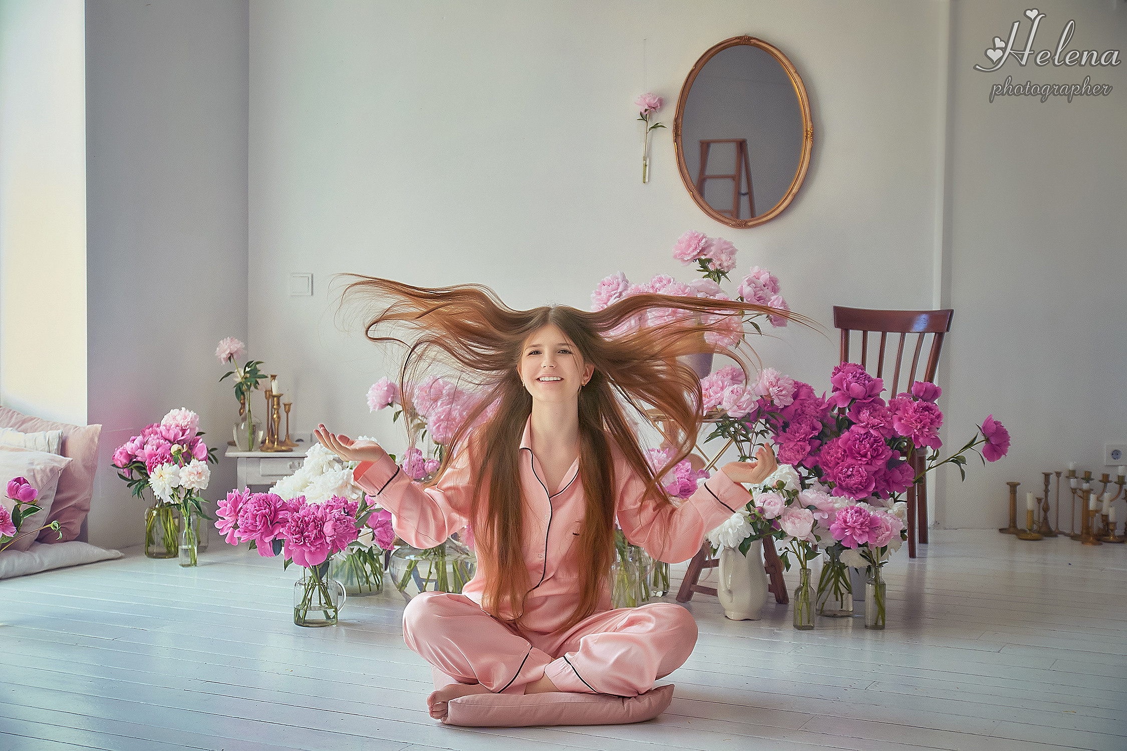 Пионовый рай для Полины. Фотограф в Одессе, Киеве, Донецке Helena