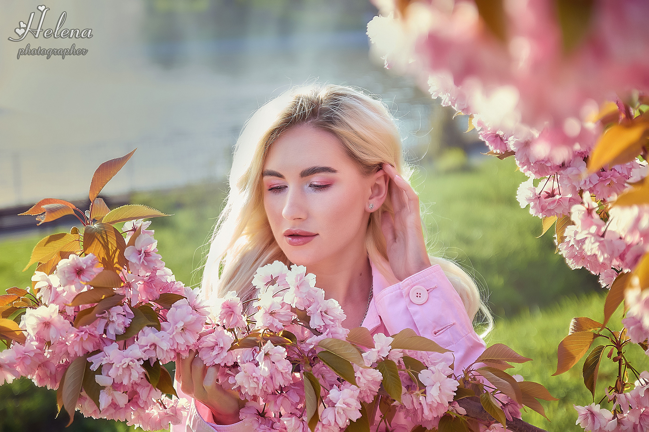 Фотосессия в сакуре для Алины. Фотограф в Одессе, Киеве, Донецке Helena