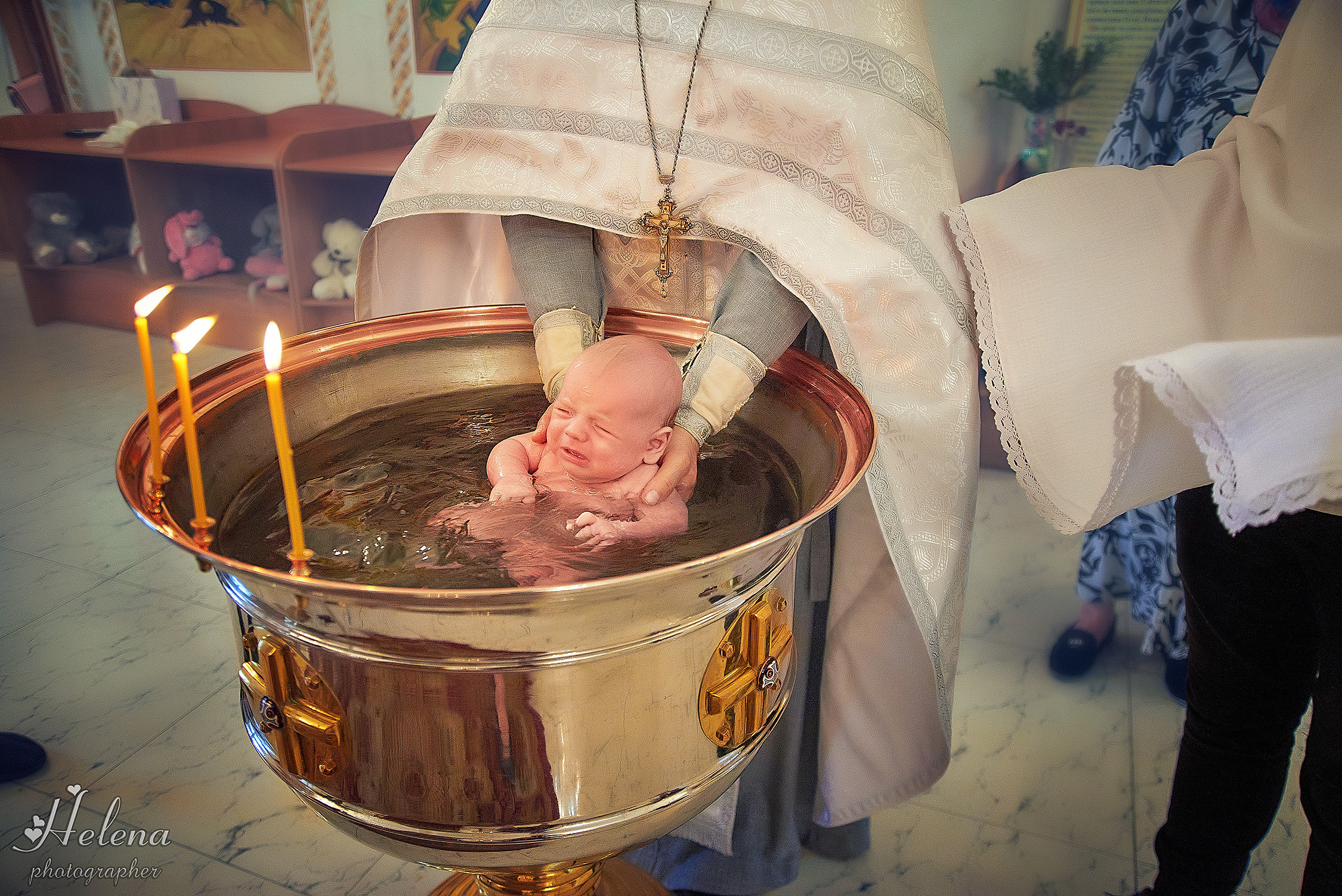 Крещение Давид. Фотограф в Одессе, Киеве, Донецке Helena